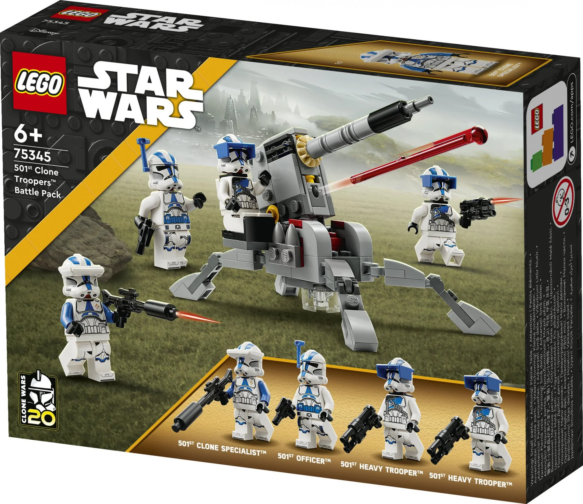 LEGO Star Wars - 501st Clone Troopers™ Battle Pack 75345