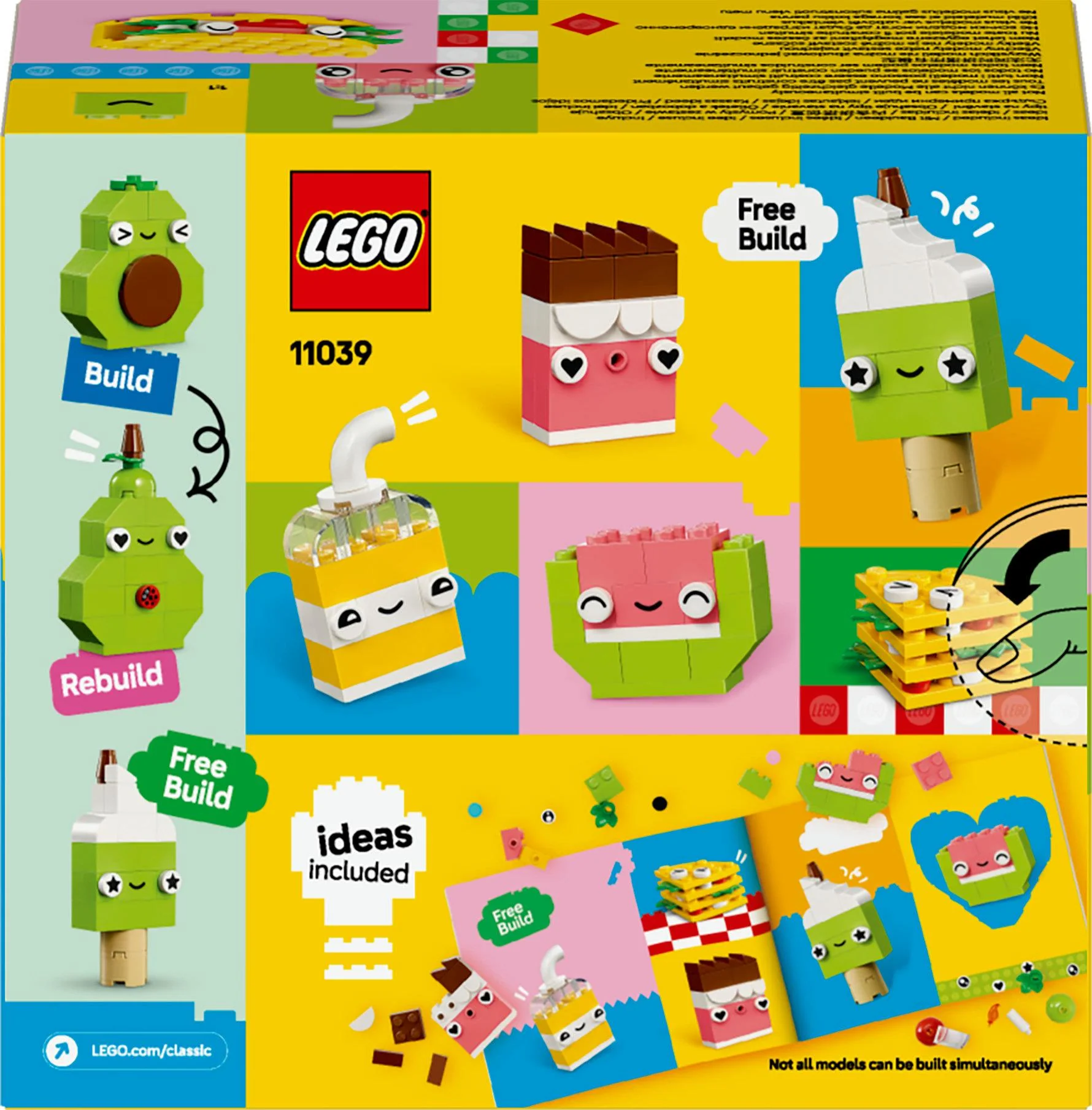 LEGO 11039 Classic creative snack building fun