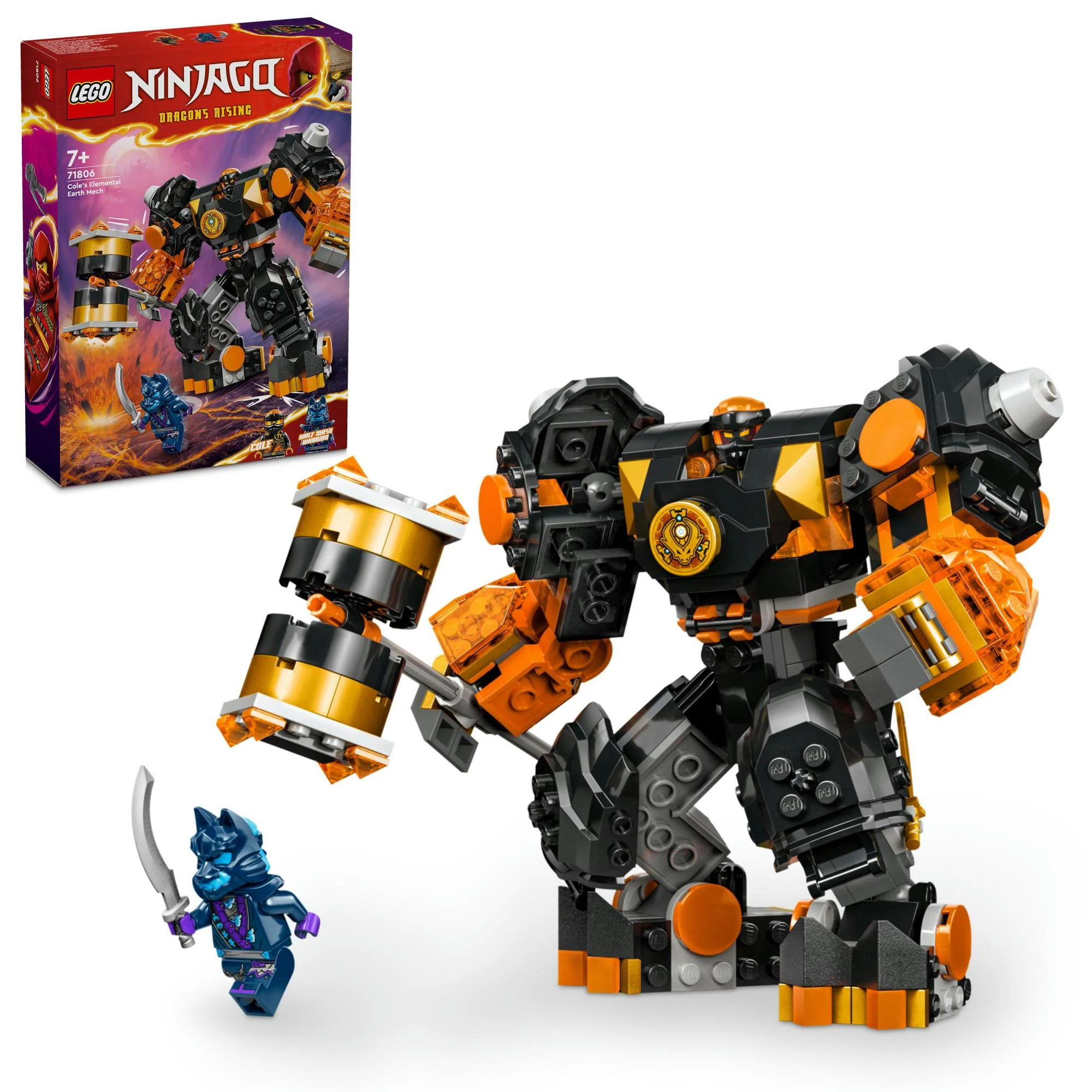 LEGO 71806 Ninjago Cole's Earth Mech