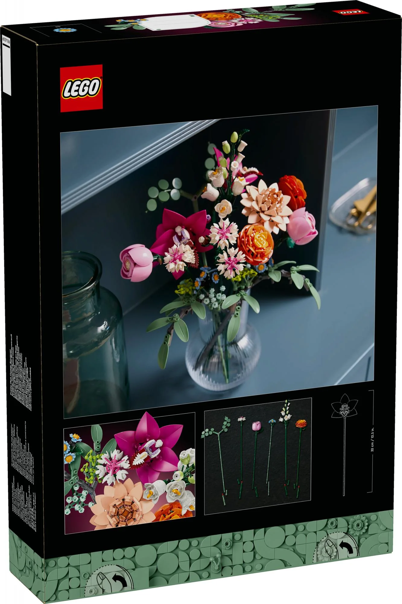 LEGO 10342 Botanicals Beautiful Pink Bouquet