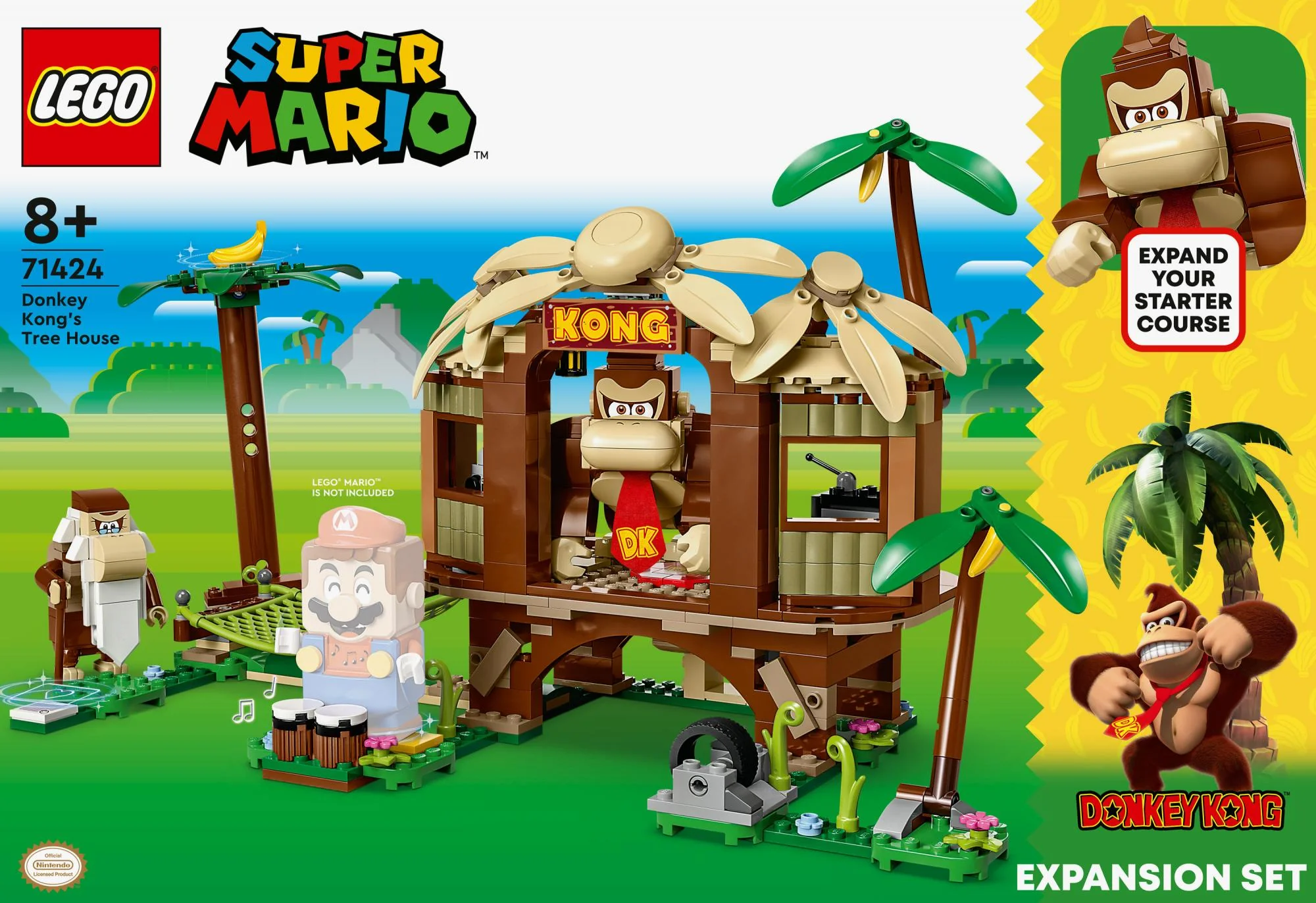LEGO Super Mario - Donkey Kong's Tree House Expansion Set (71424)