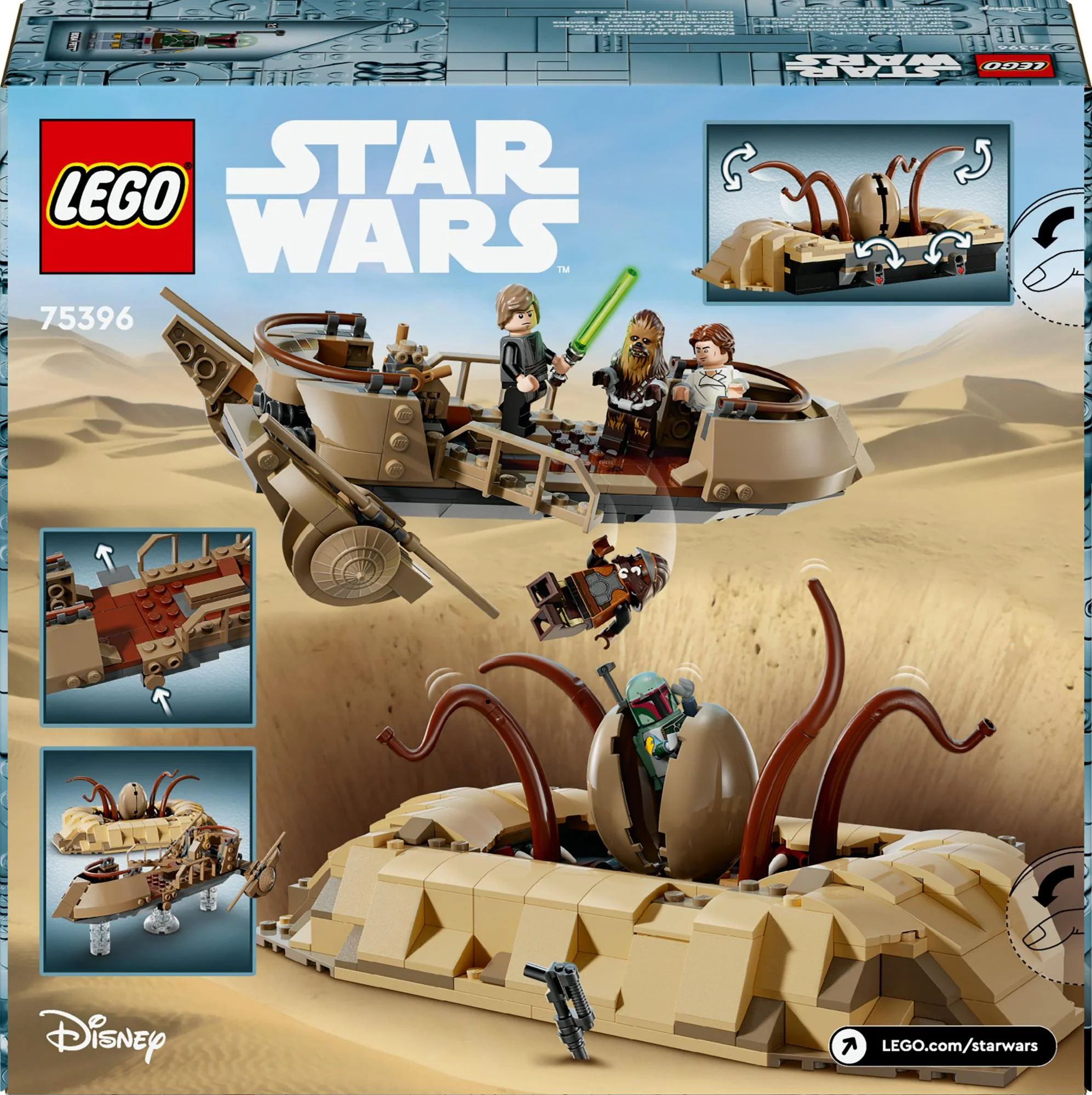 LEGO 75396 Star Wars Desert Skiff and Sarlacc Pit