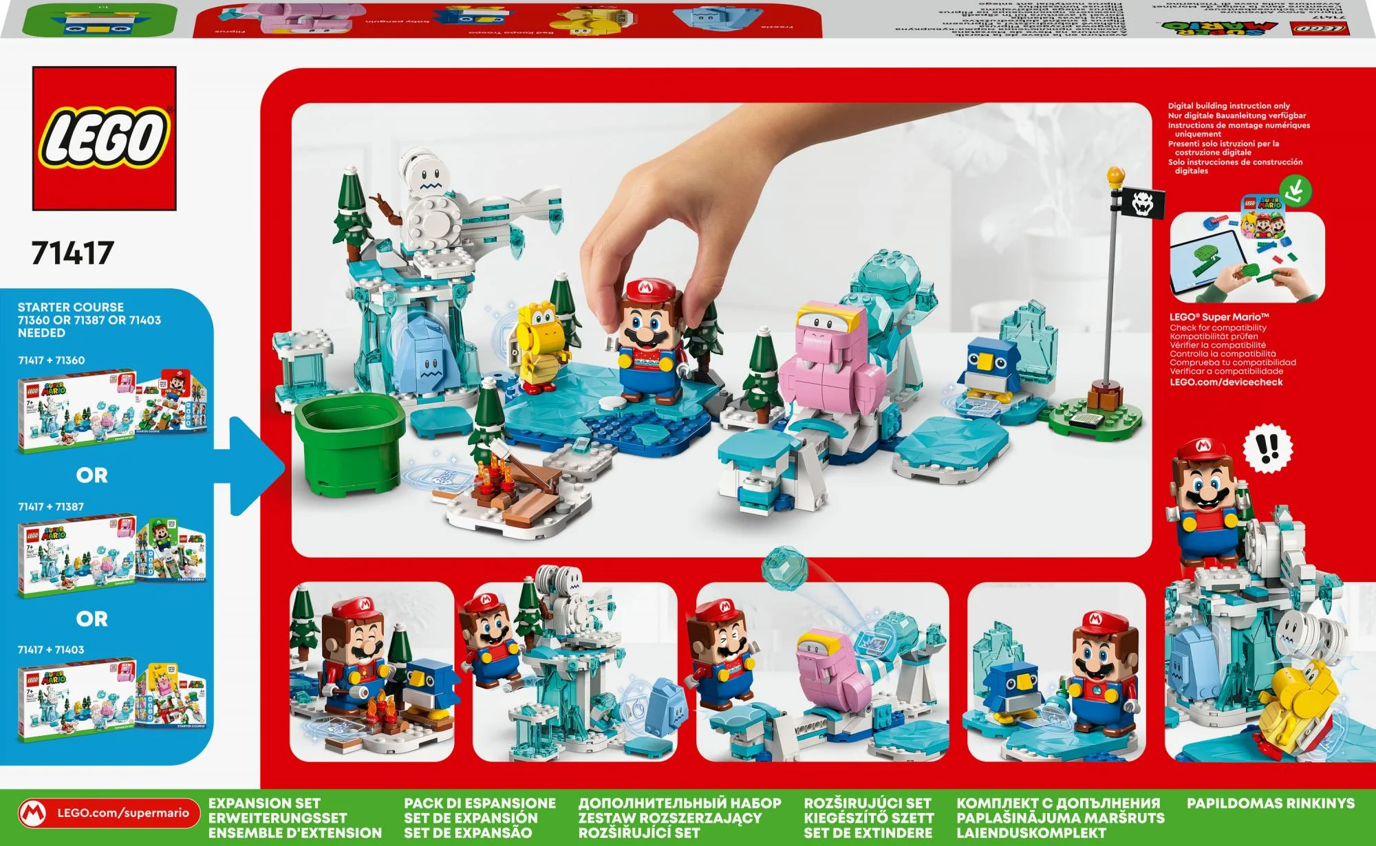 LEGO Super Mario -Fliprus Snow Adventure Expansion Set  (71417)