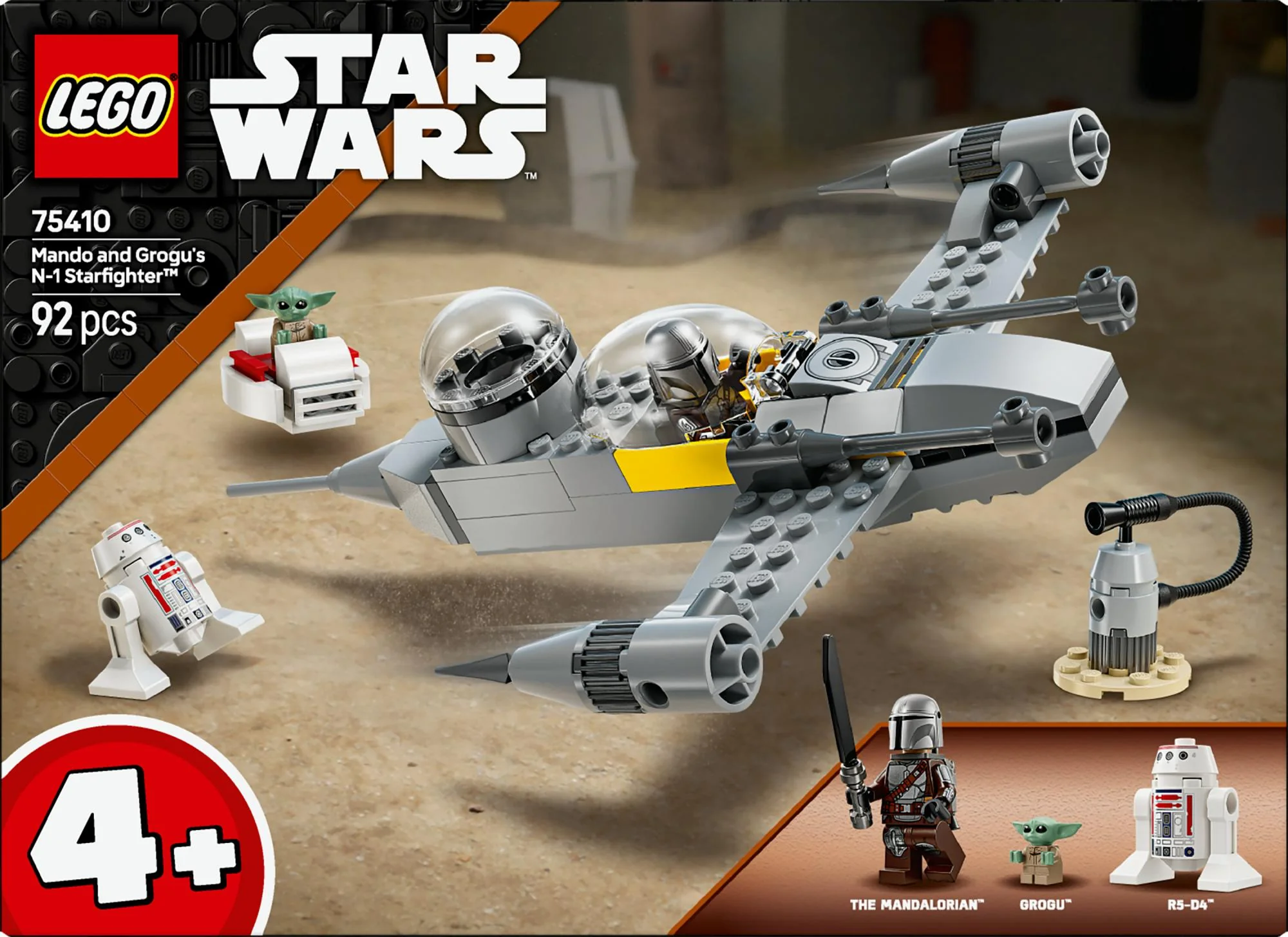 LEGO 75410 Star Wars Mando and Grogu's N-1 Starfighter