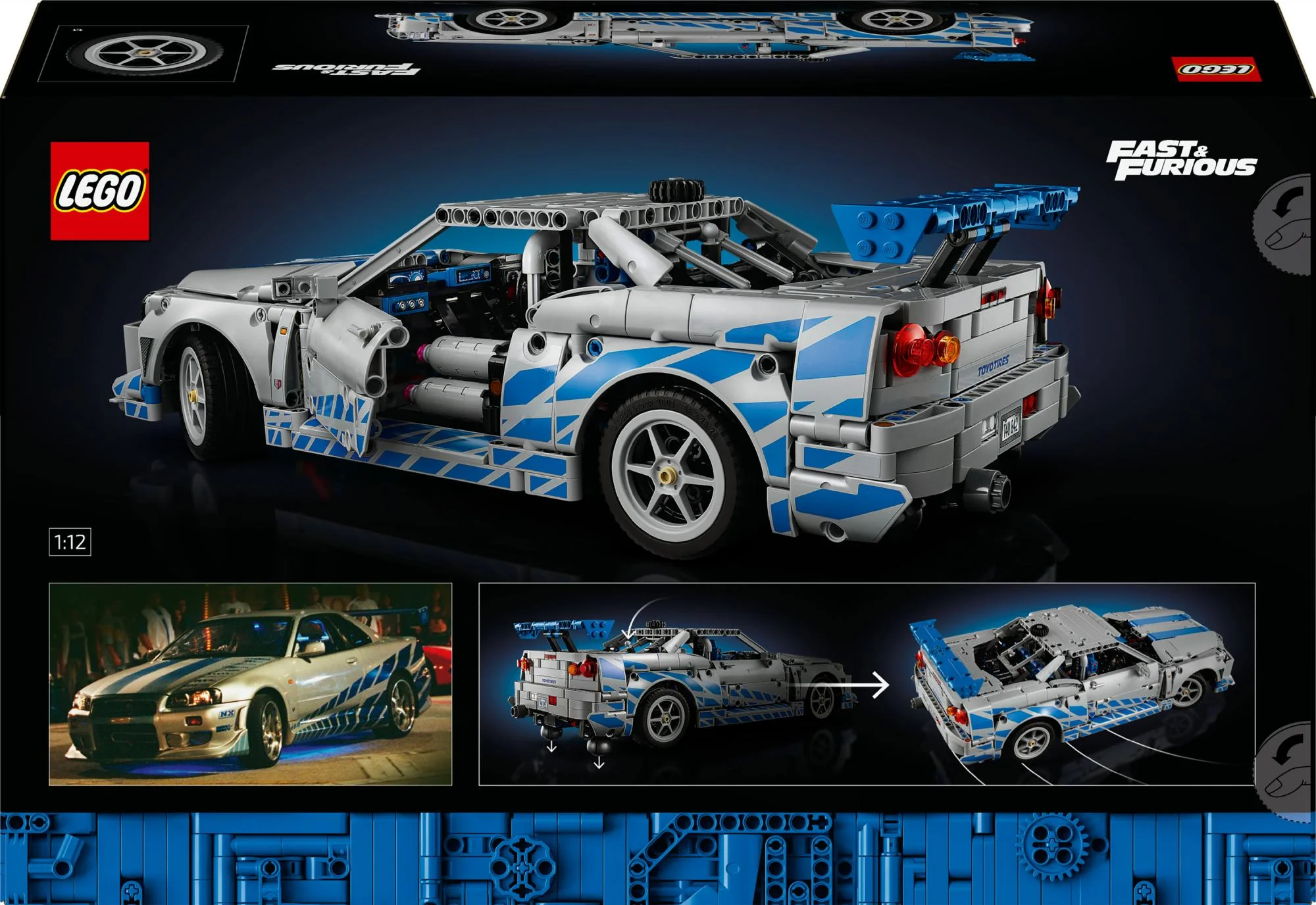 LEGO 42210 Technic 2 Fast 2 Furious Nissan Skyline GT-R(R34)