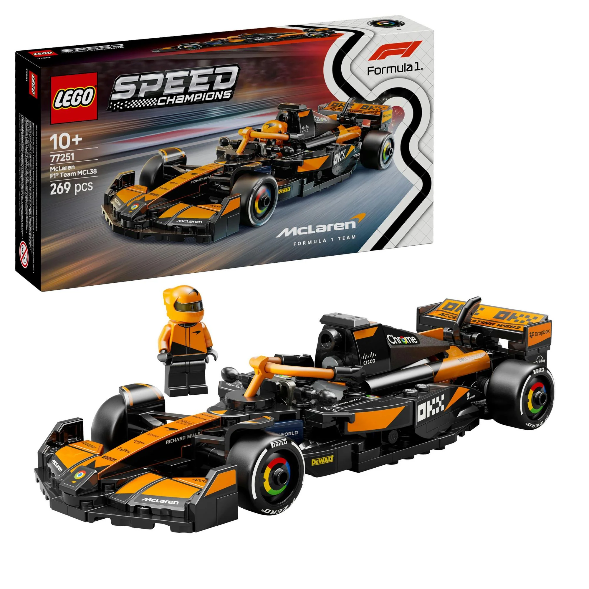 LEGO 77251 Speed Champions McLaren F1 Team MCL38 Rennauto