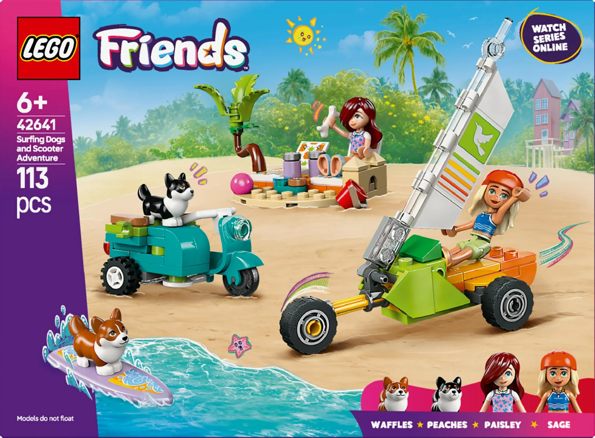LEGO 42641 LEGO Friends Beach Adventure with Dogs