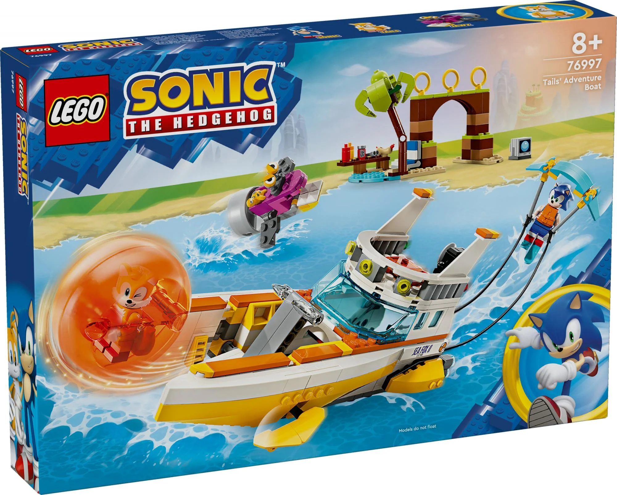 LEGO Sonic: Tails' Adventure Boat (76997)