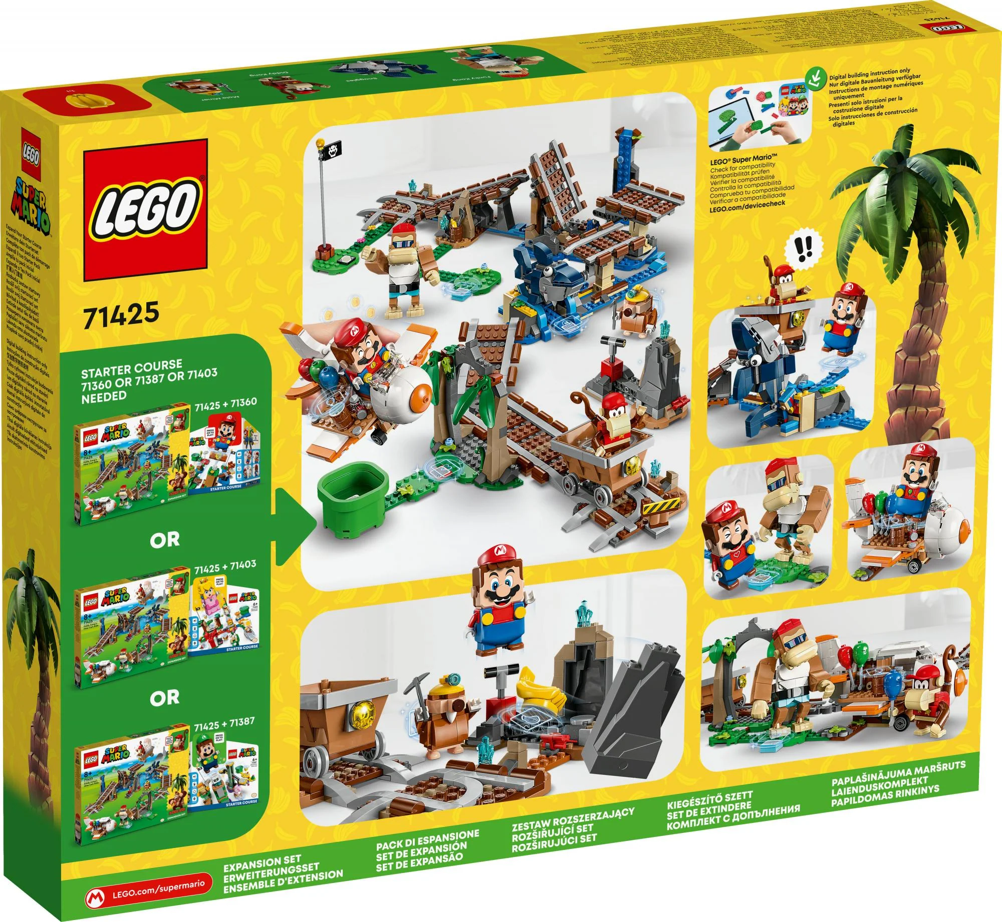 LEGO Super Mario - Diddy Kong's Mine Cart Ride Expansion Set (71425)
