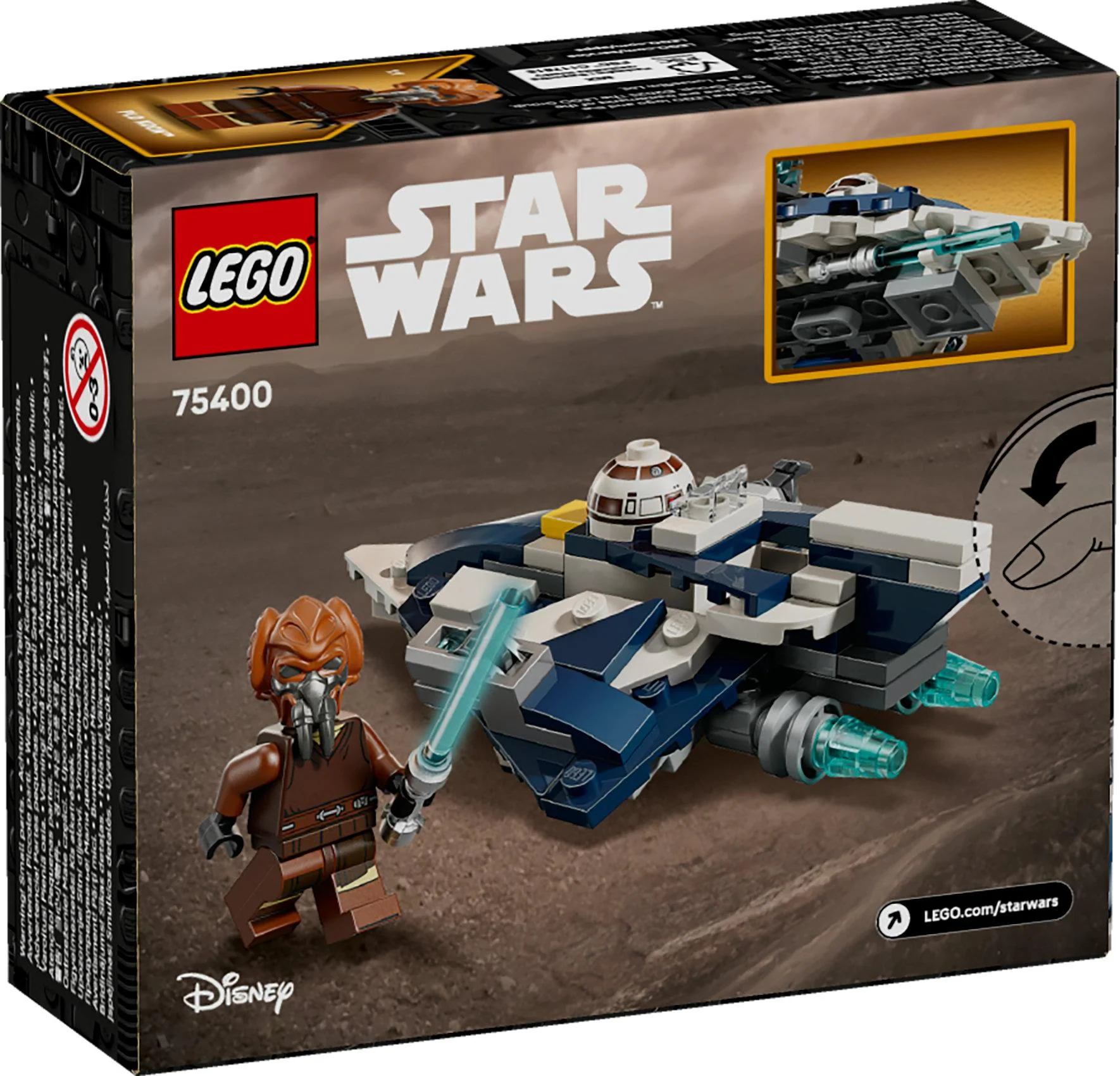 LEGO 75400 Star Wars Plo Koons Jedi Starfighter Microfighter