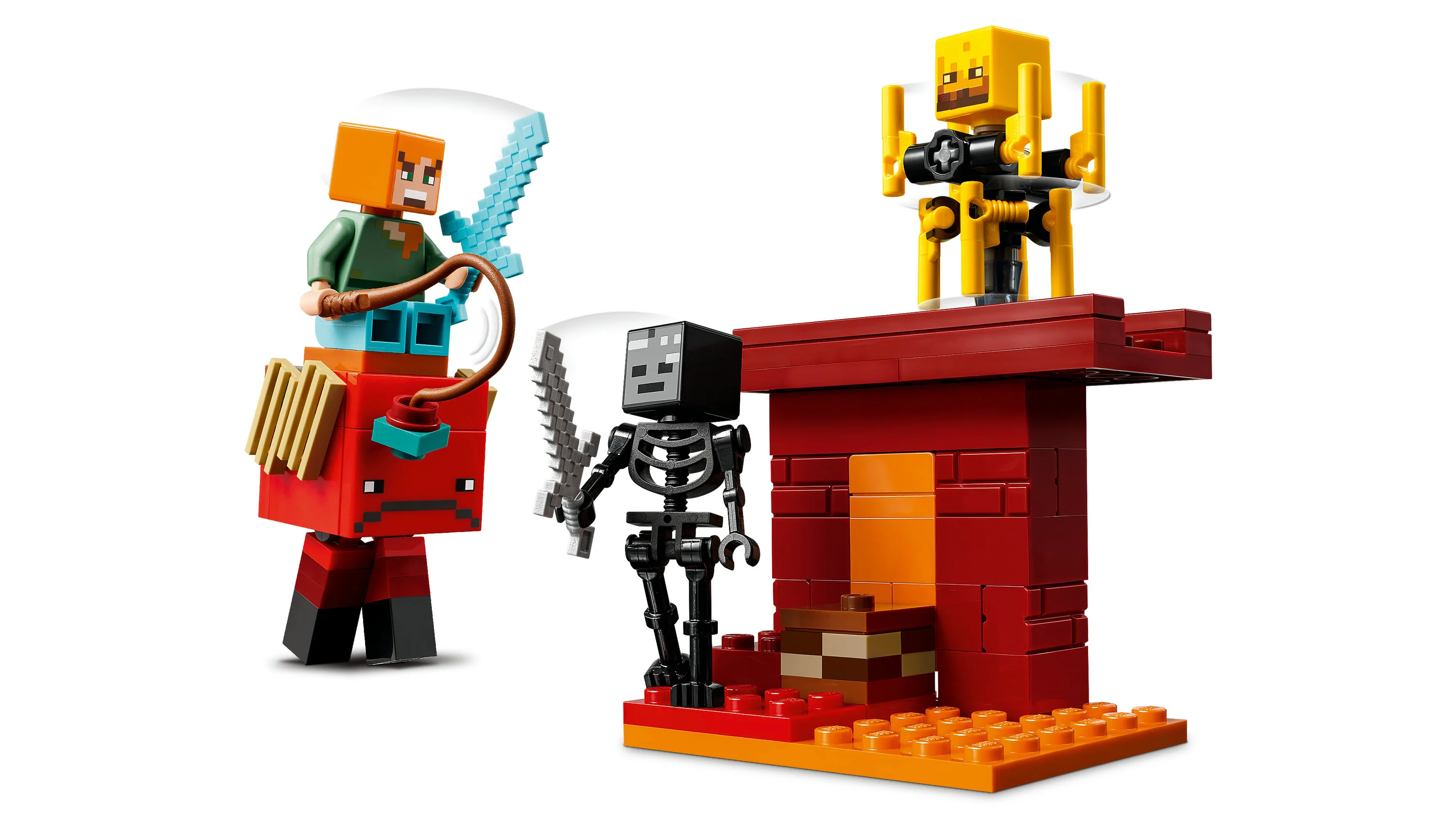 LEGO 21266 Minecraft The Lava Duel in the Nether