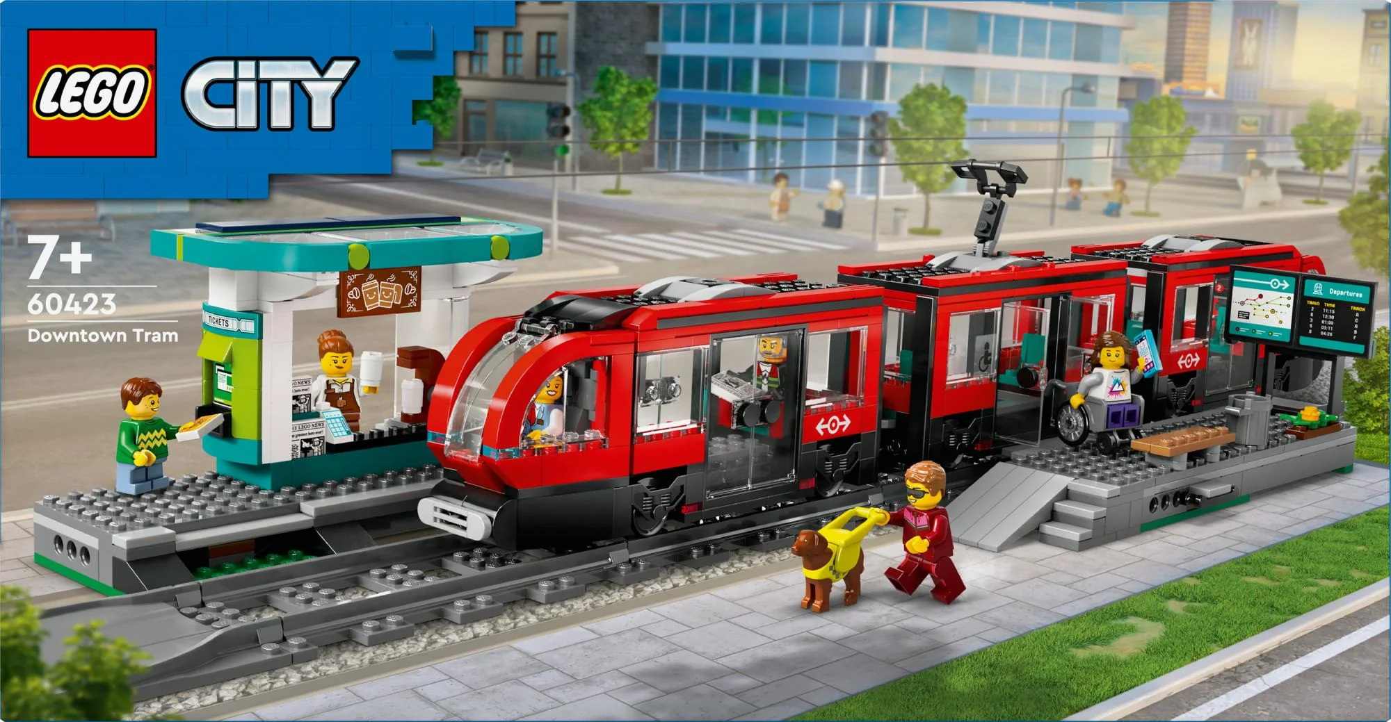 LEGO 60423 City Tram with Stop