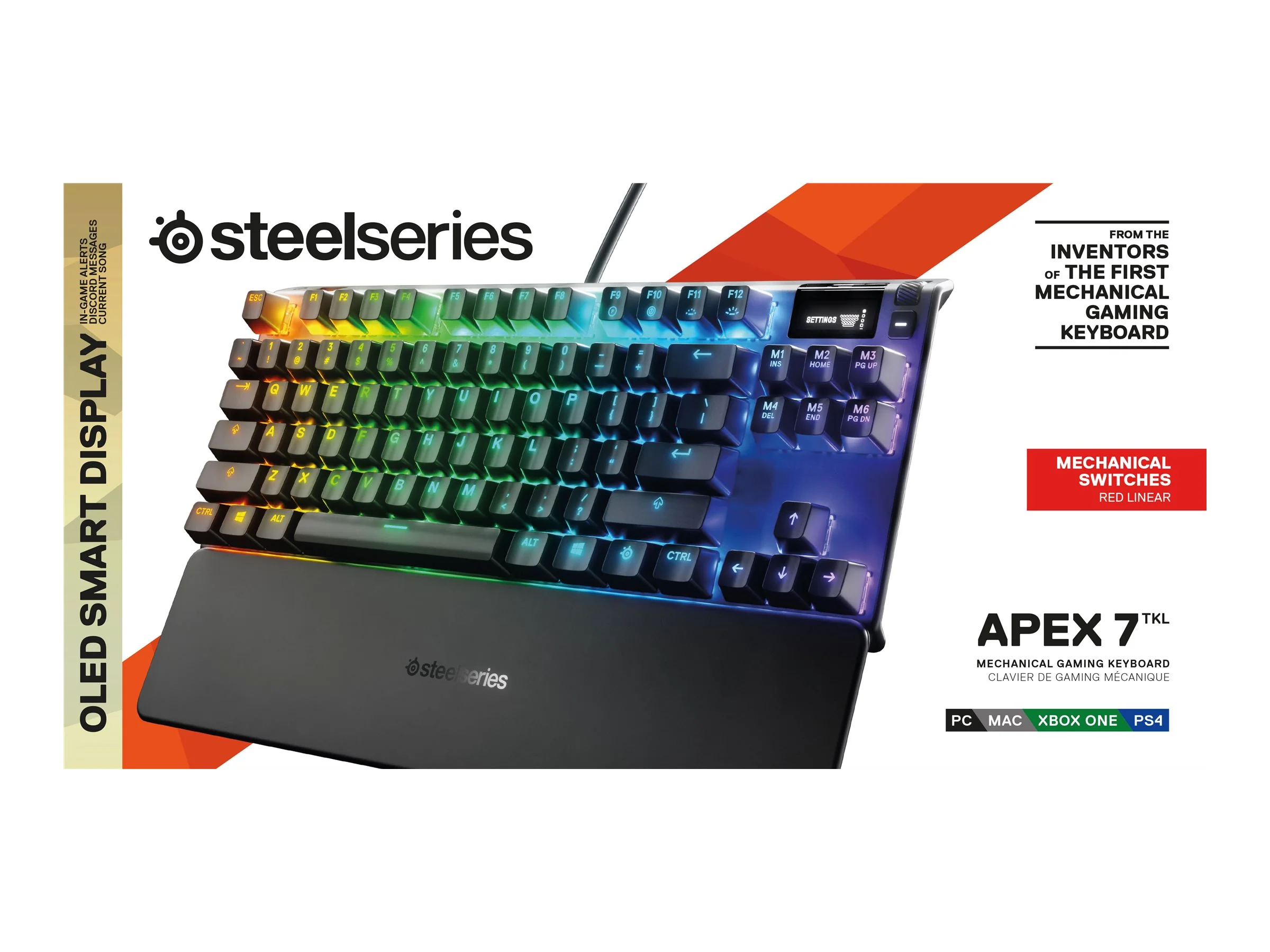 Mechanisches RGB-Kabel für SteelSeries Apex 7 TKL-Tastatur