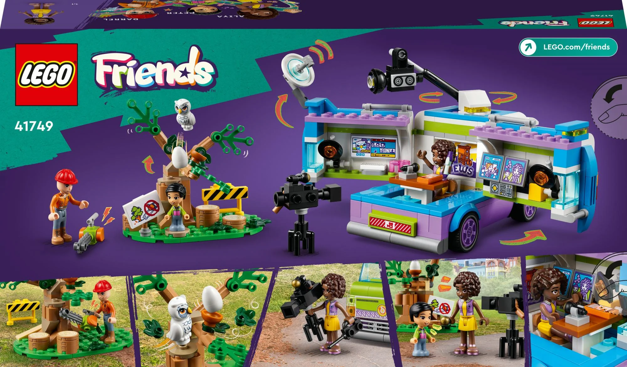 LEGO 41749 Friends Message Van