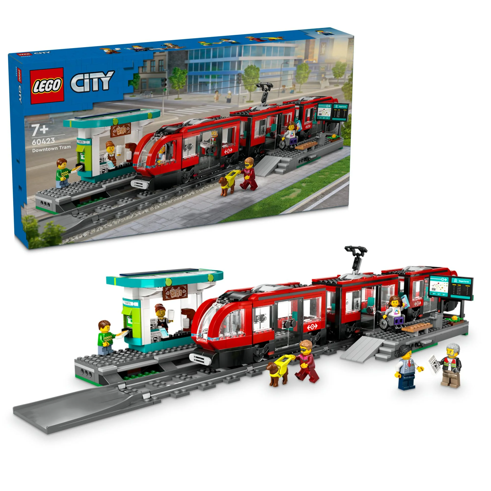 LEGO 60423 City Tram with Stop