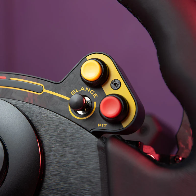 MOZA RS-Lenkrad. runde Lederversion