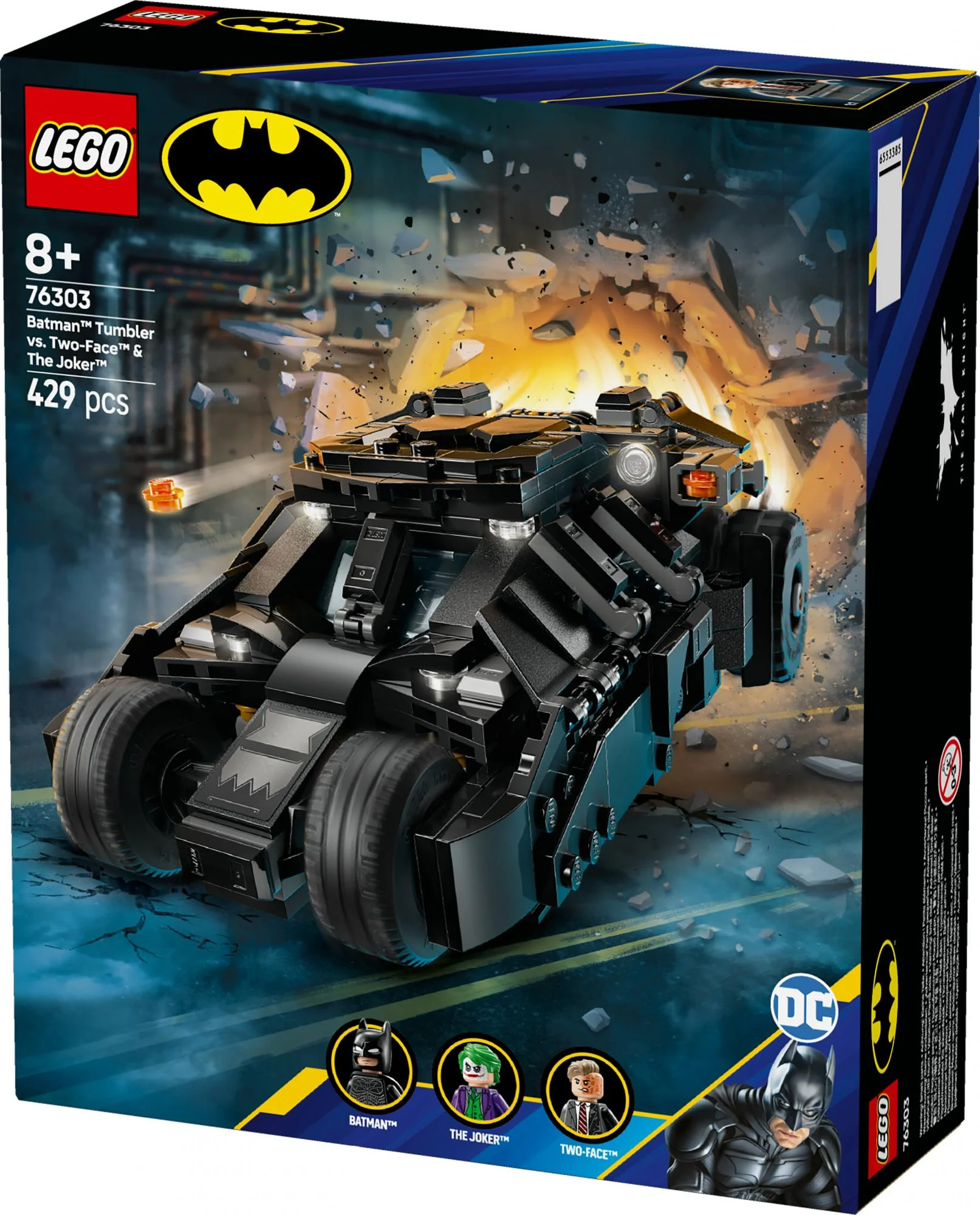 LEGO 76303 DC Super Heroes Batman Tumbler vs. Two Face & The Joker