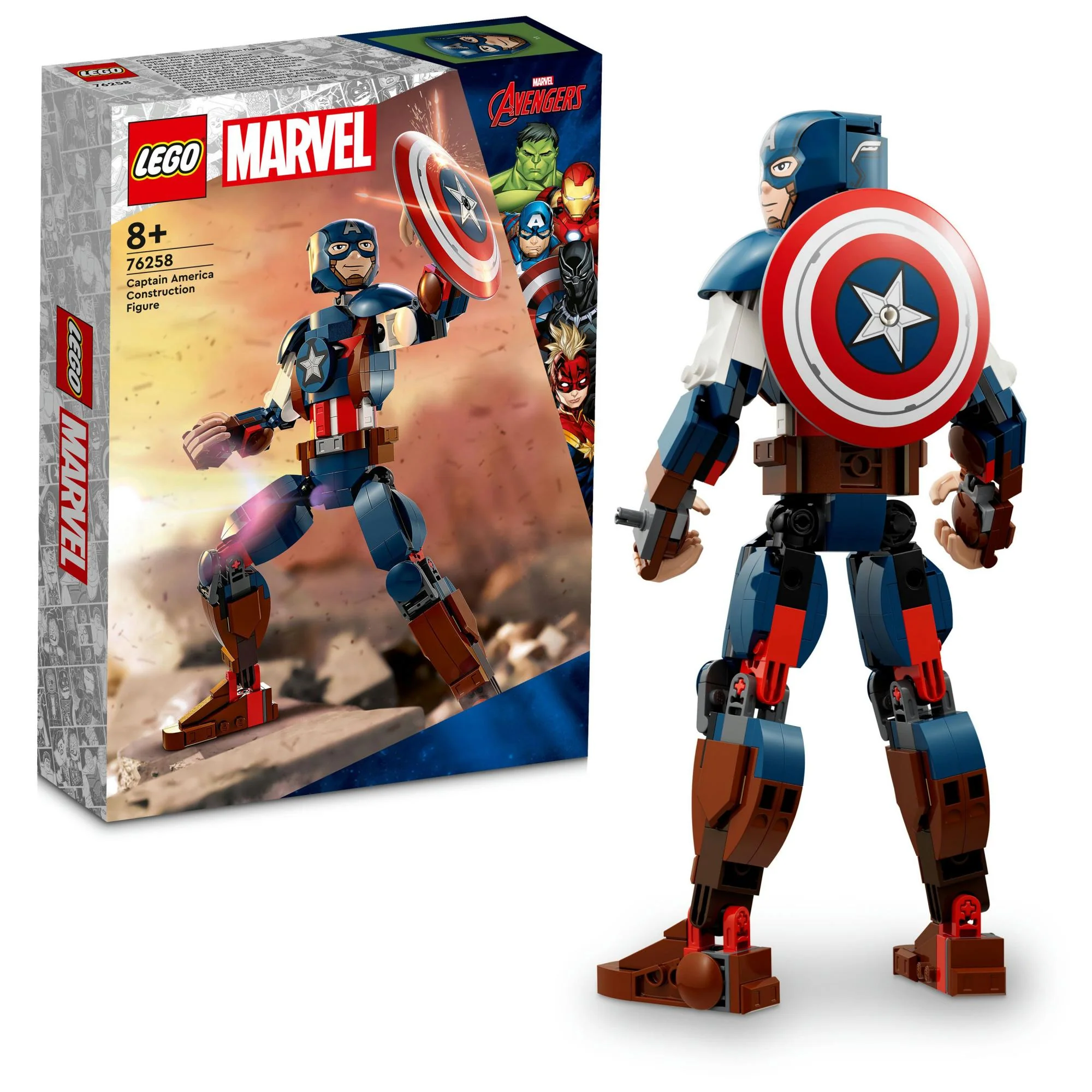 LEGO 76258 Marvel Super Heroes Captain America Buildable Figure