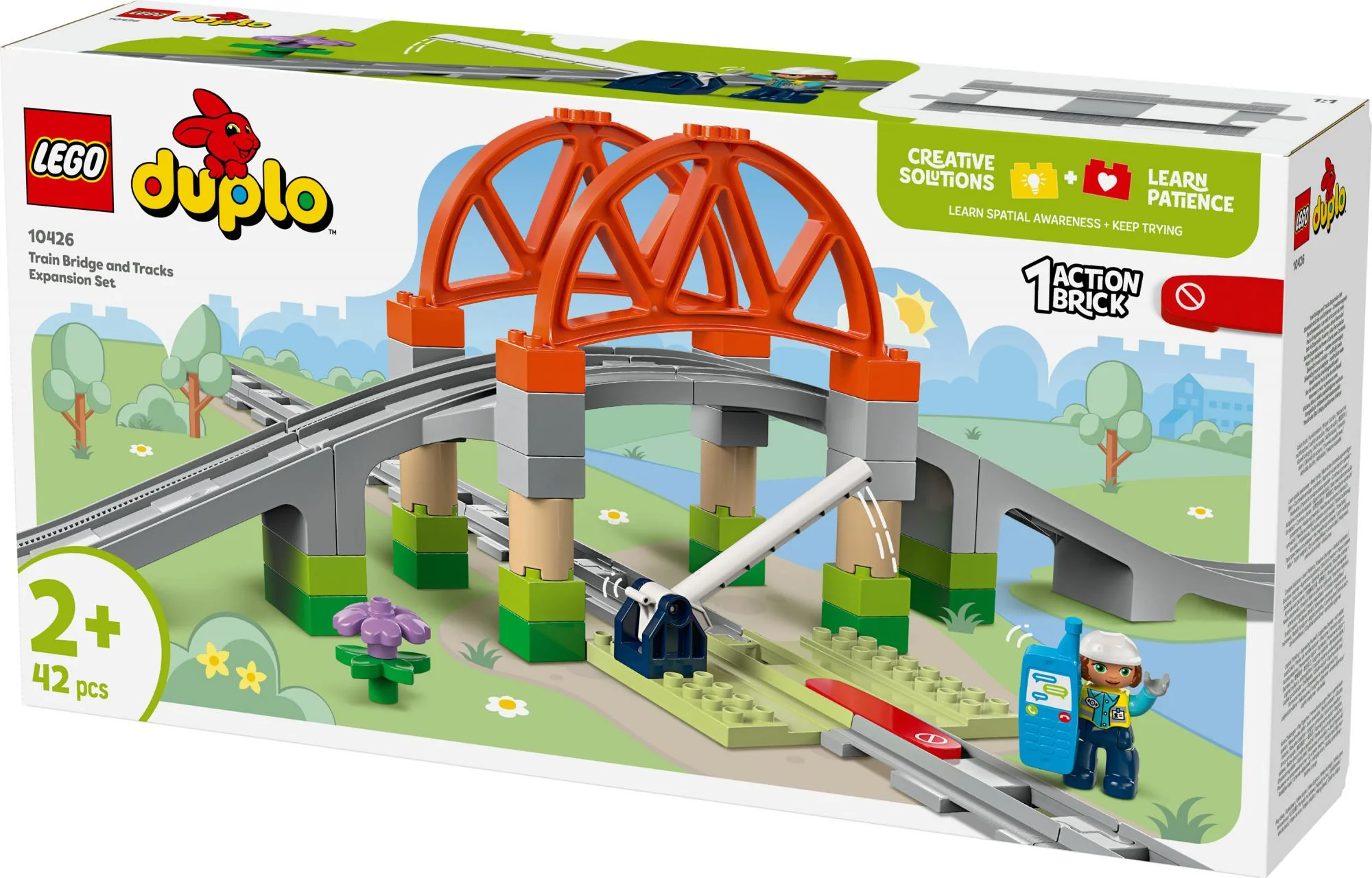 LEGO 10426 LEGO DUPLO Railway Bridge and Tracks - Expansion Set