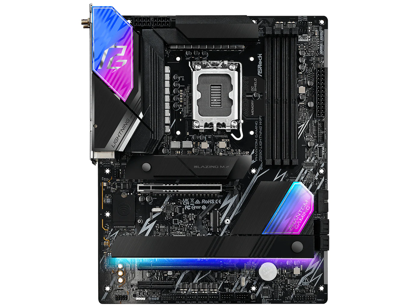 ASRock Z890 PG Lightning WIFI Motherboard ATX LGA-1851 Intel Z890