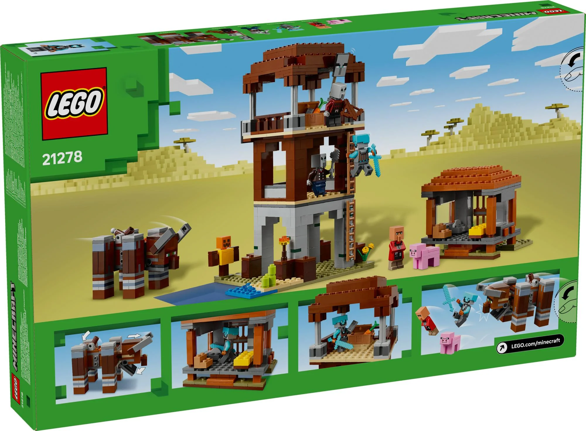 LEGO - Minecraft - The Pillager Outpost and Ravager (21278)