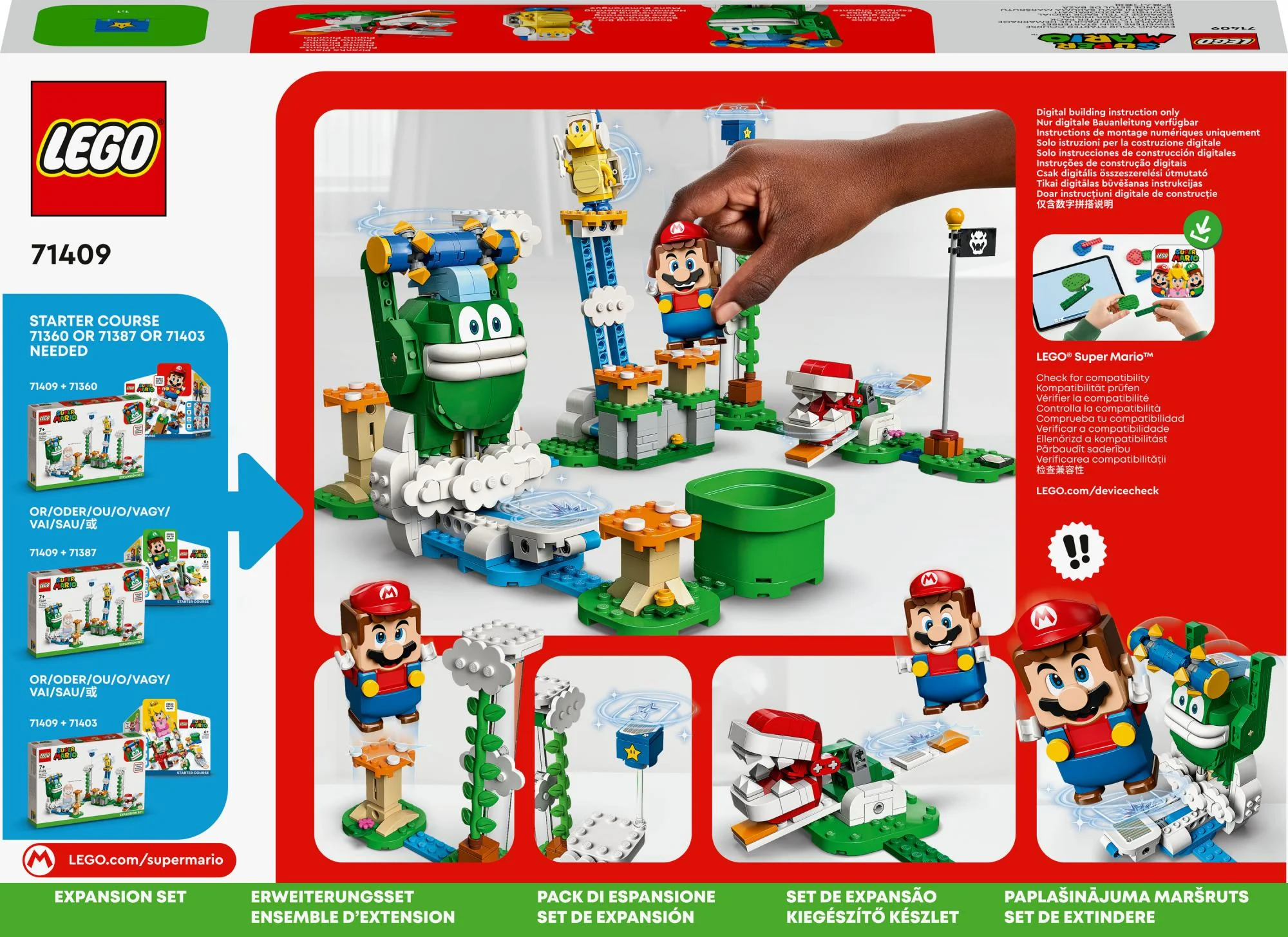 LEGO Super Mario - Big Spike's Cloudtop Challenge Expansion Set (71409)