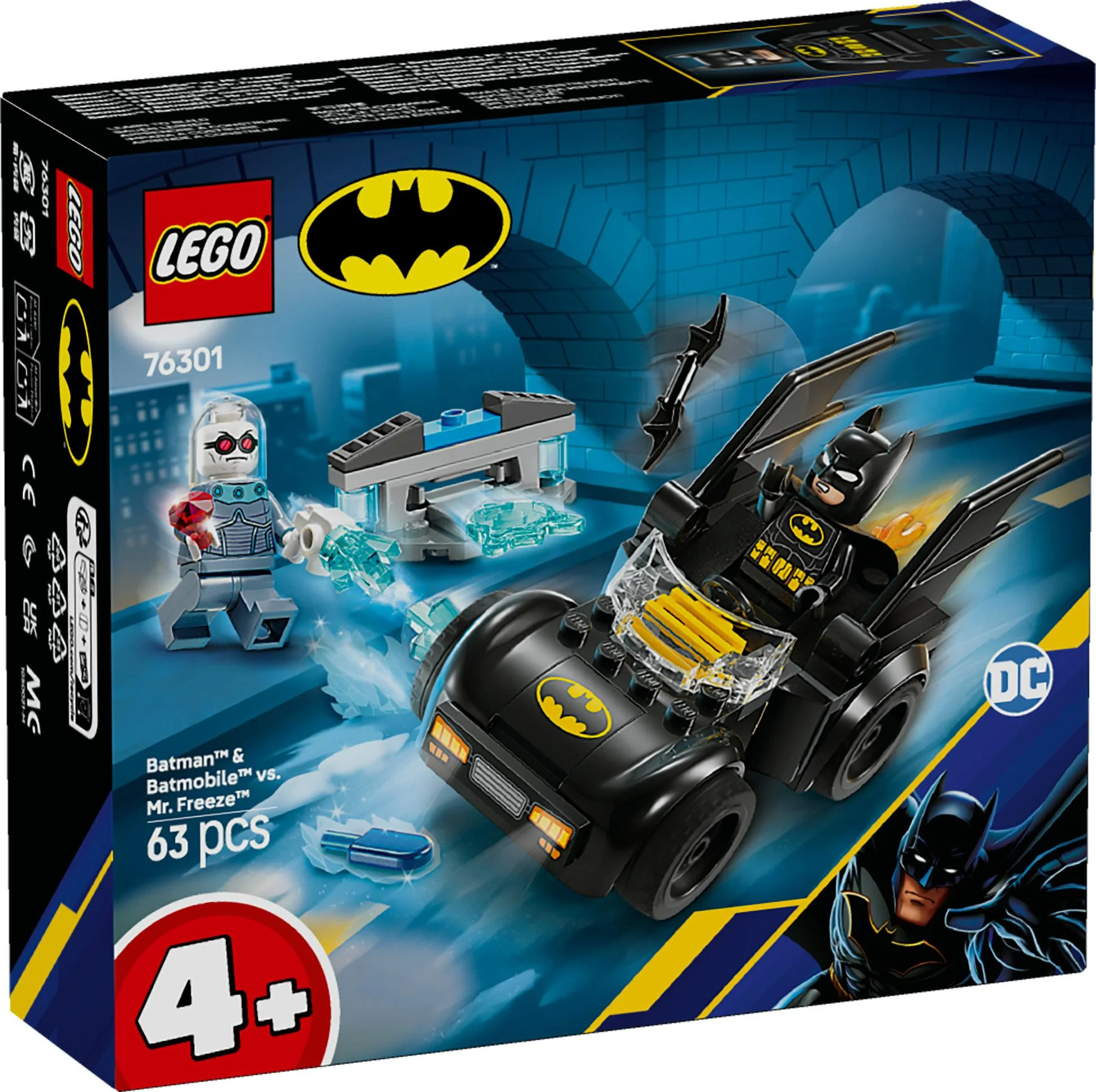 LEGO 76301 DC Super Heroes Batman & Batmobile vs. Mr. Freeze