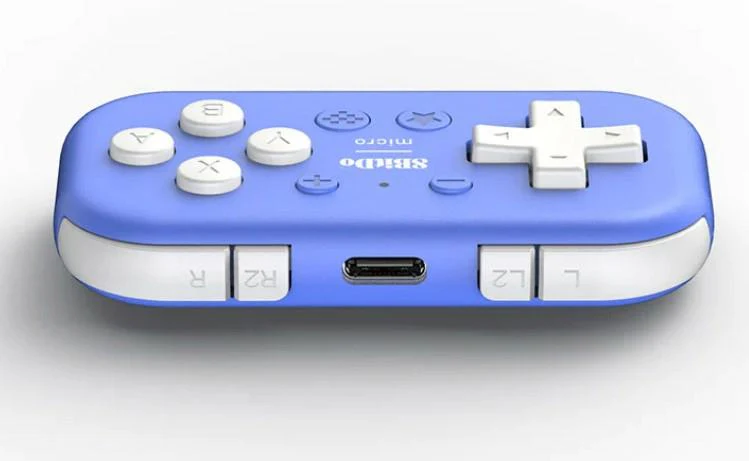 8BitDo Micro Bluetooth Gamepad - Blå