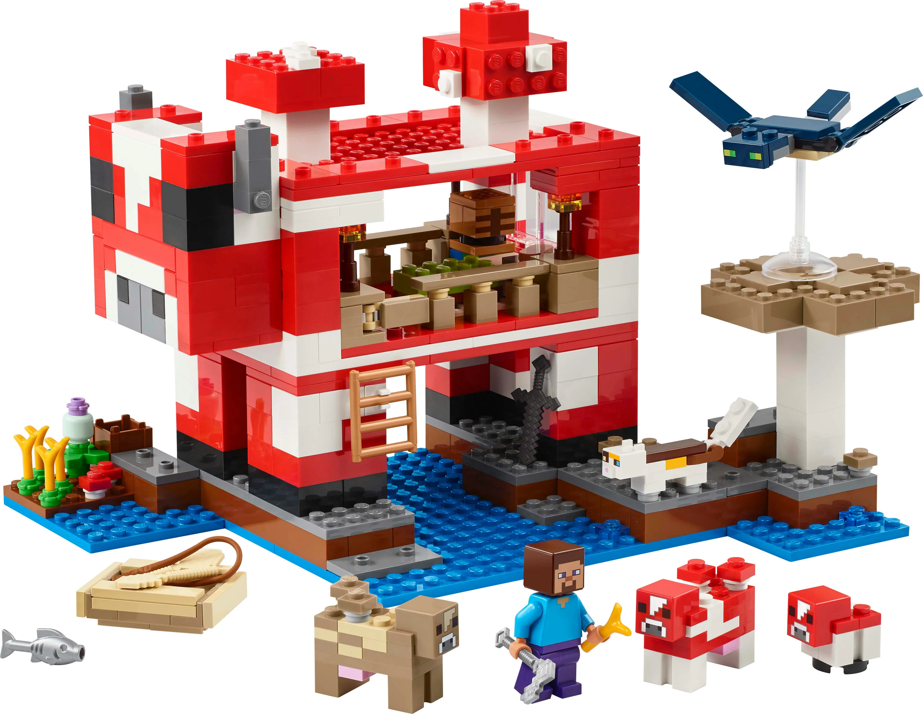 LEGO 21270 Minecraft The Mushroom Cow House