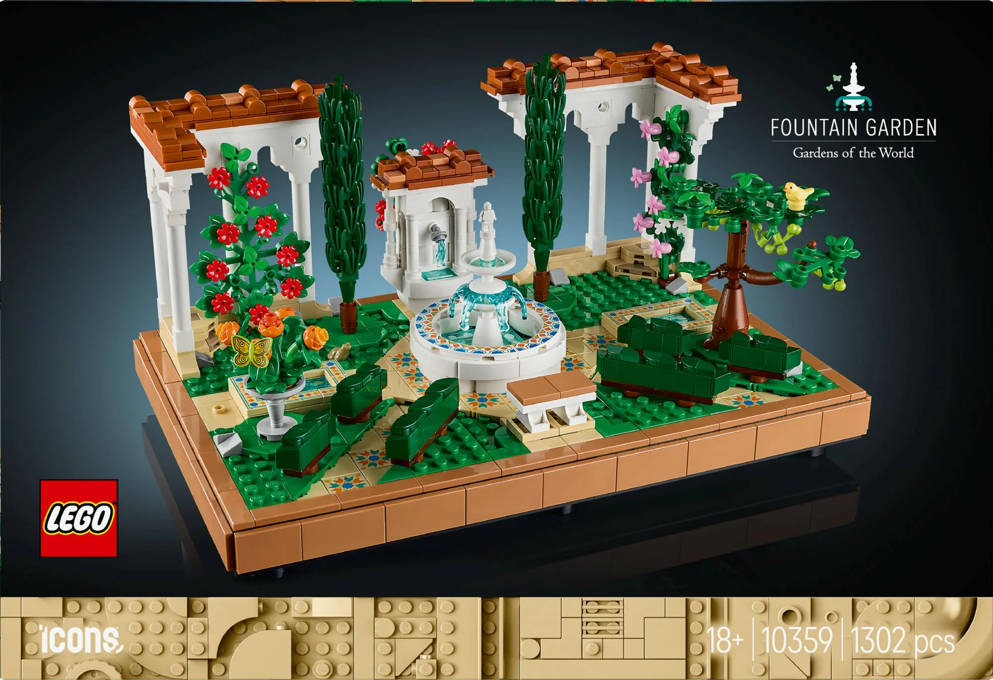 LEGO 10359 Icons Fountain Garden