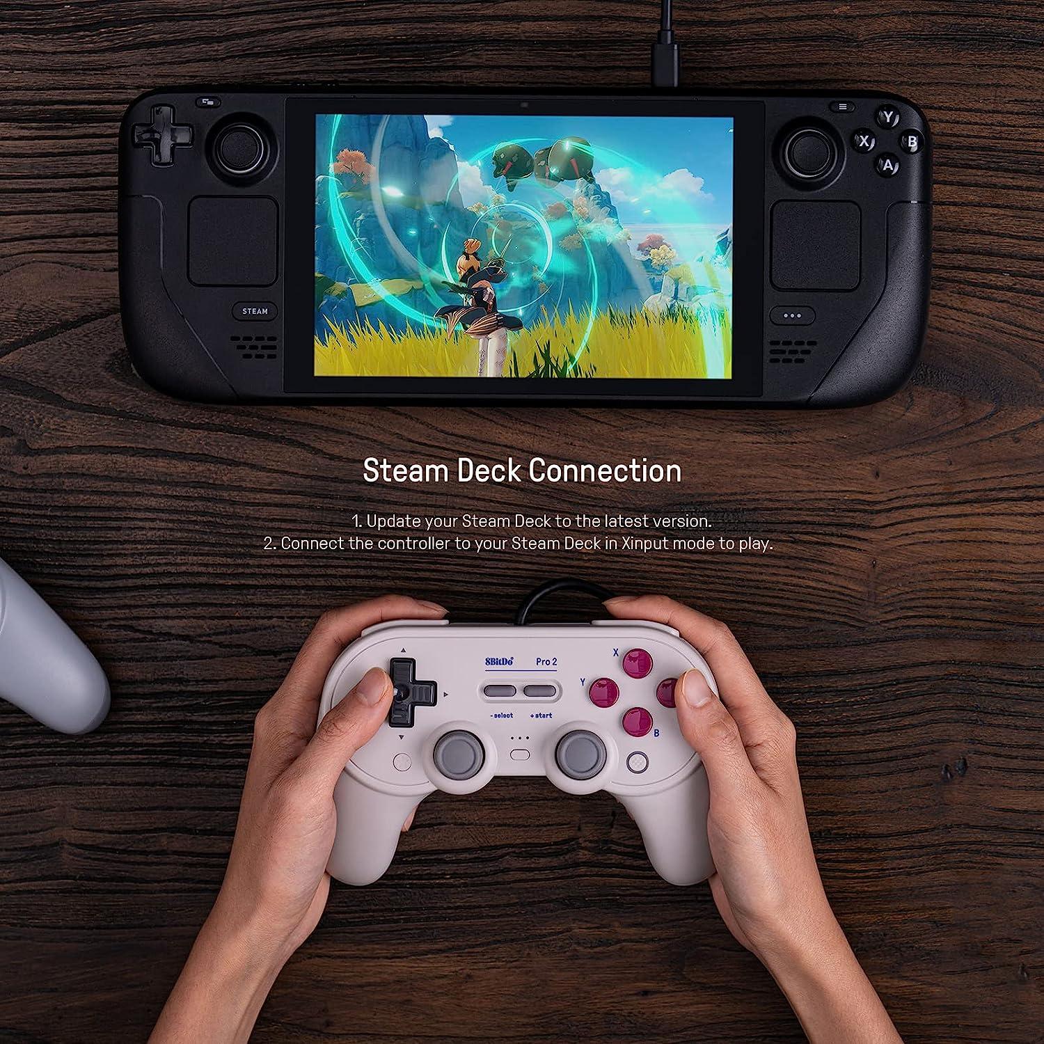 8BitDo Pro2 Kablet Gamepad Grå Edition