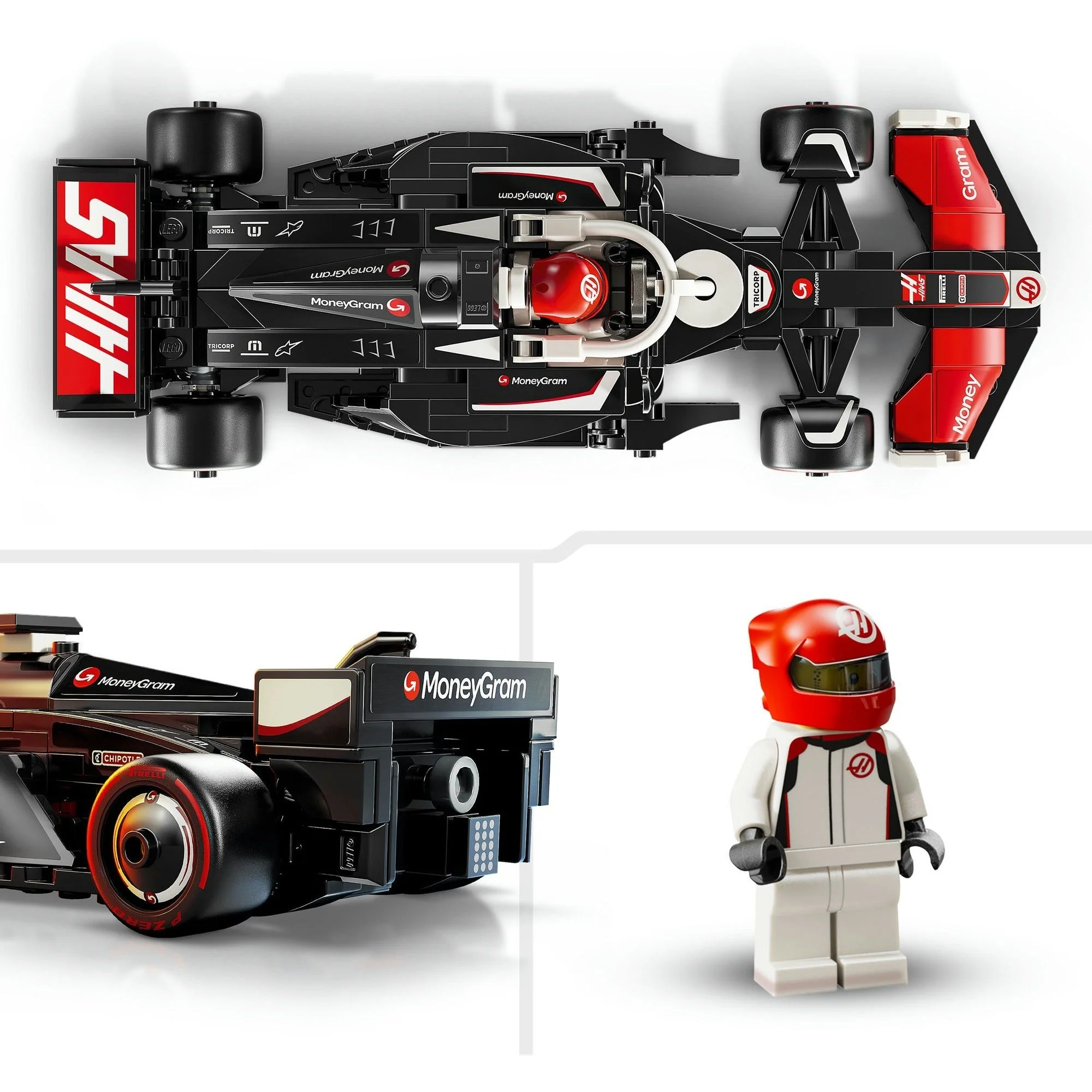 LEGO 77250 Speed Champions MoneyGram Haas F1 Team VF-24 Racing Car