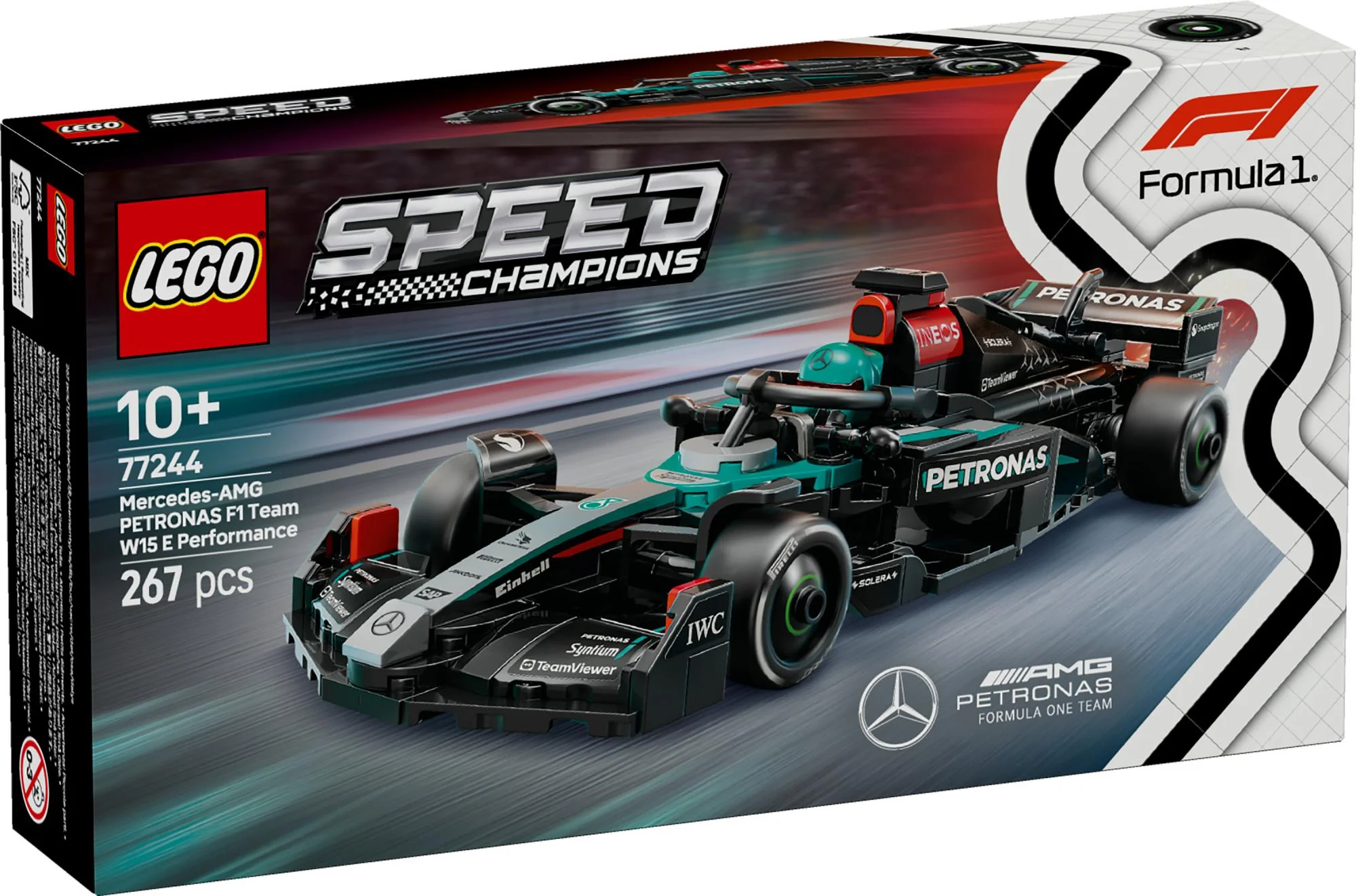 LEGO 77244 Speed Champions Mercedes-AMG F1 W15 Racing Car