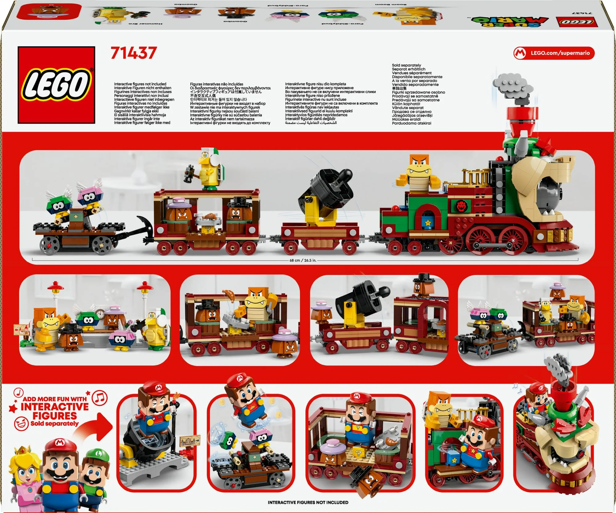 LEGO 71437 Super Mario Bowser's Express Train