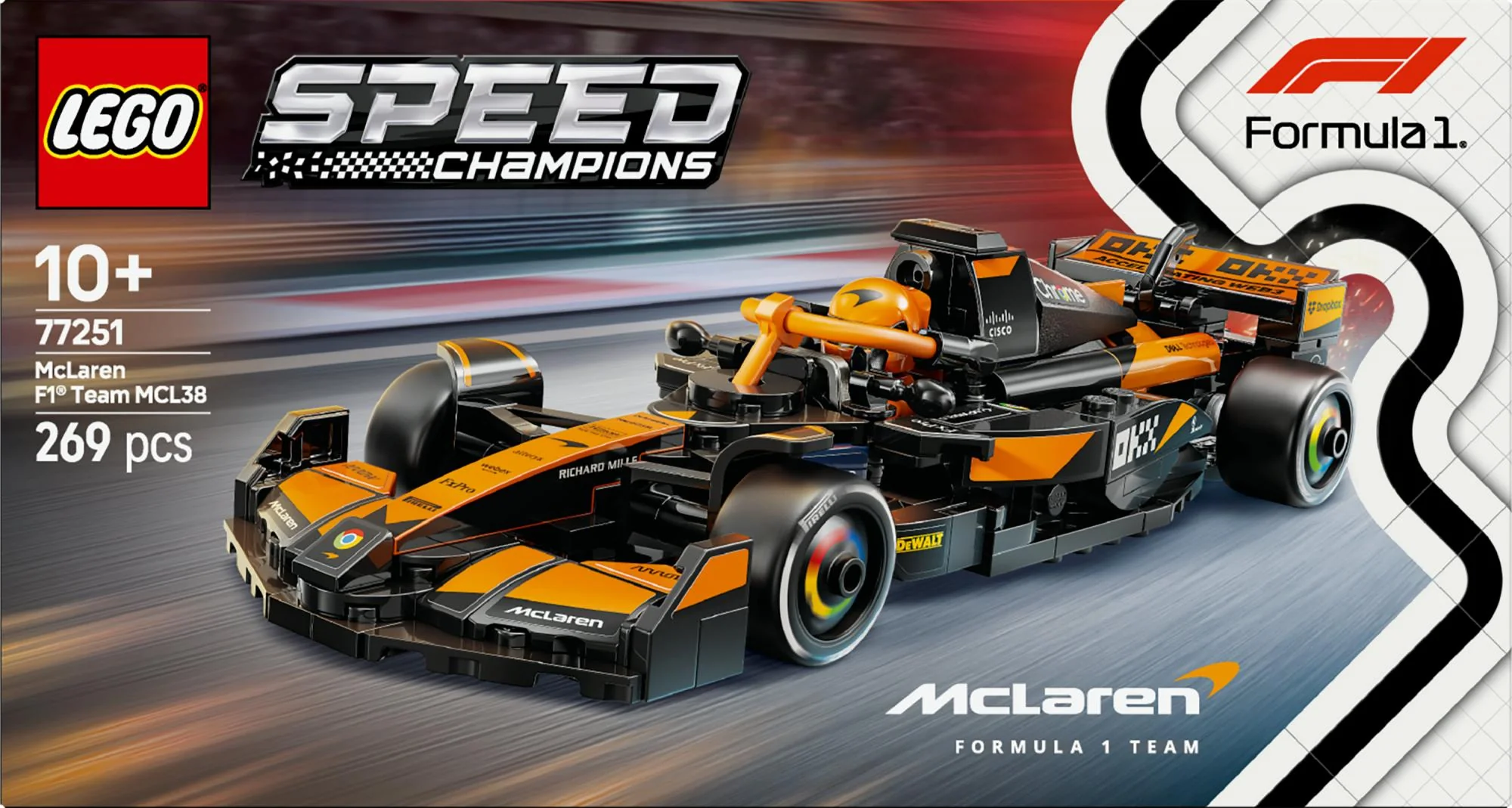 LEGO 77251 Speed Champions McLaren F1 Team MCL38 Rennauto