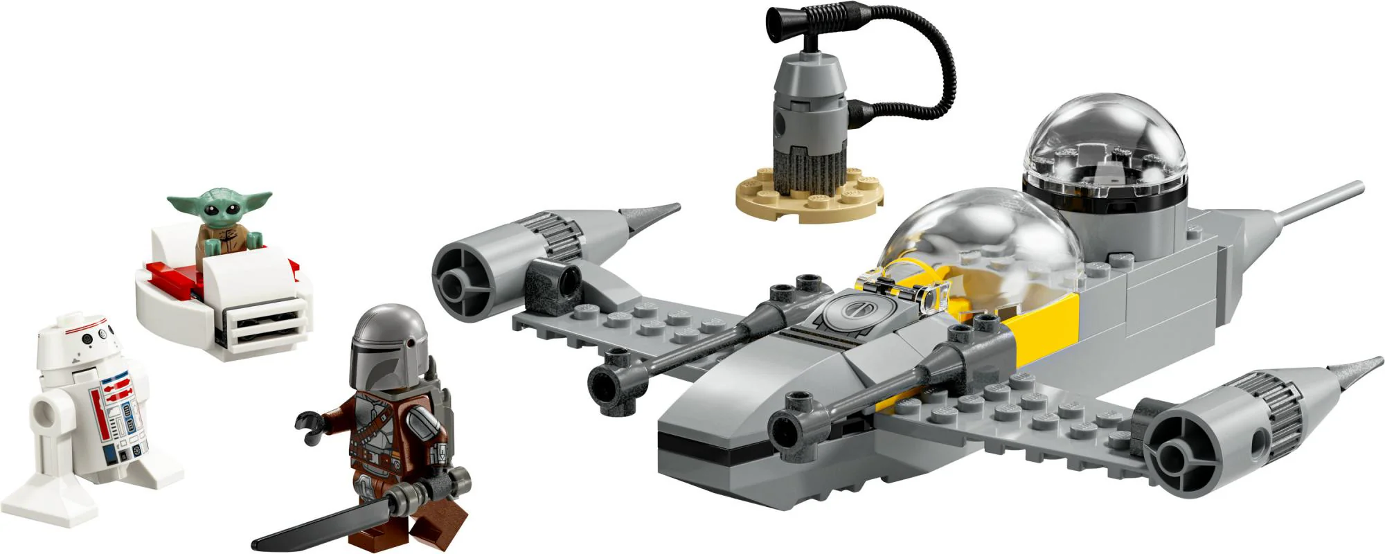 LEGO 75410 Star Wars Mando and Grogu's N-1 Starfighter