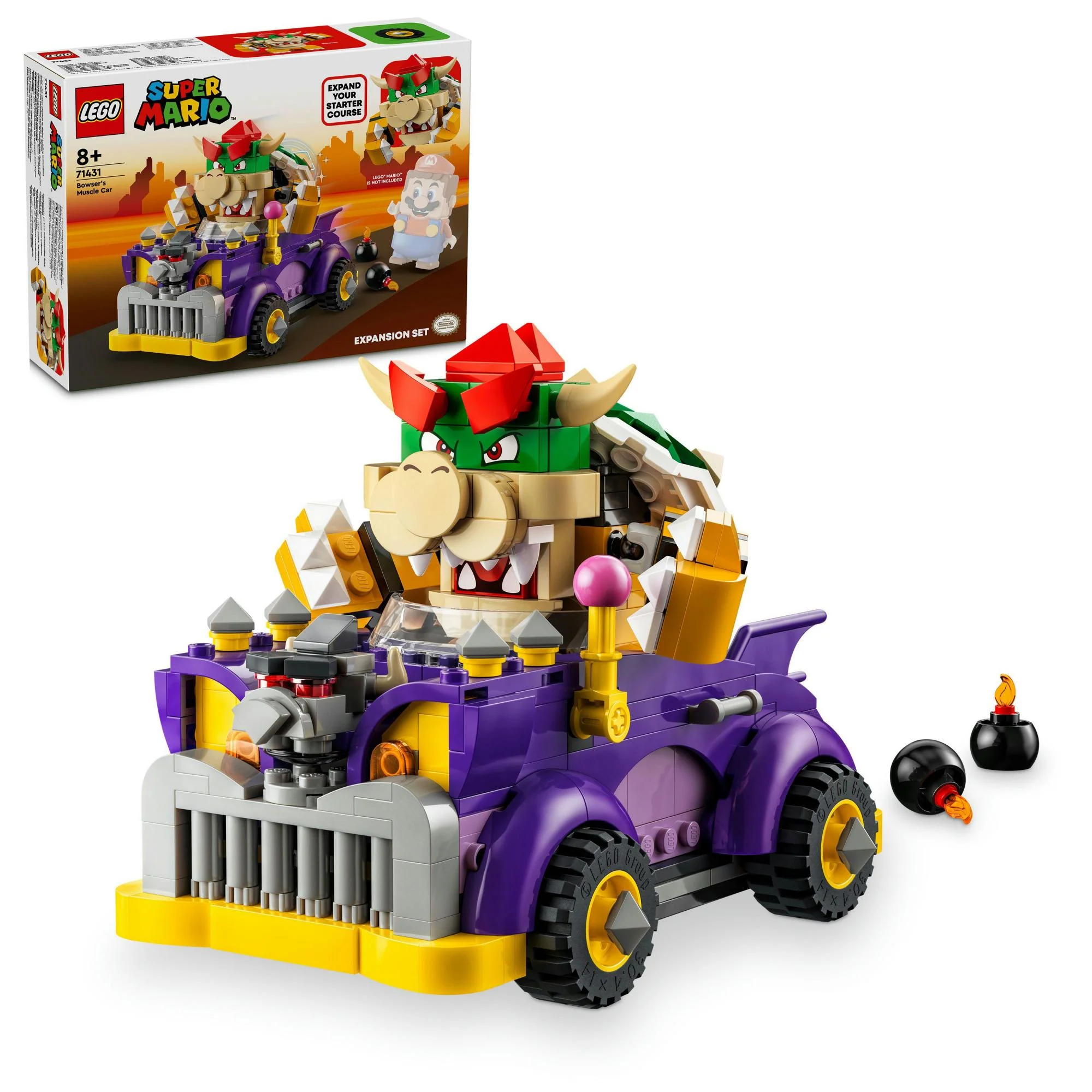 LEGO Super Mario - Bowser's Muscle Car Expansion Set (71431)