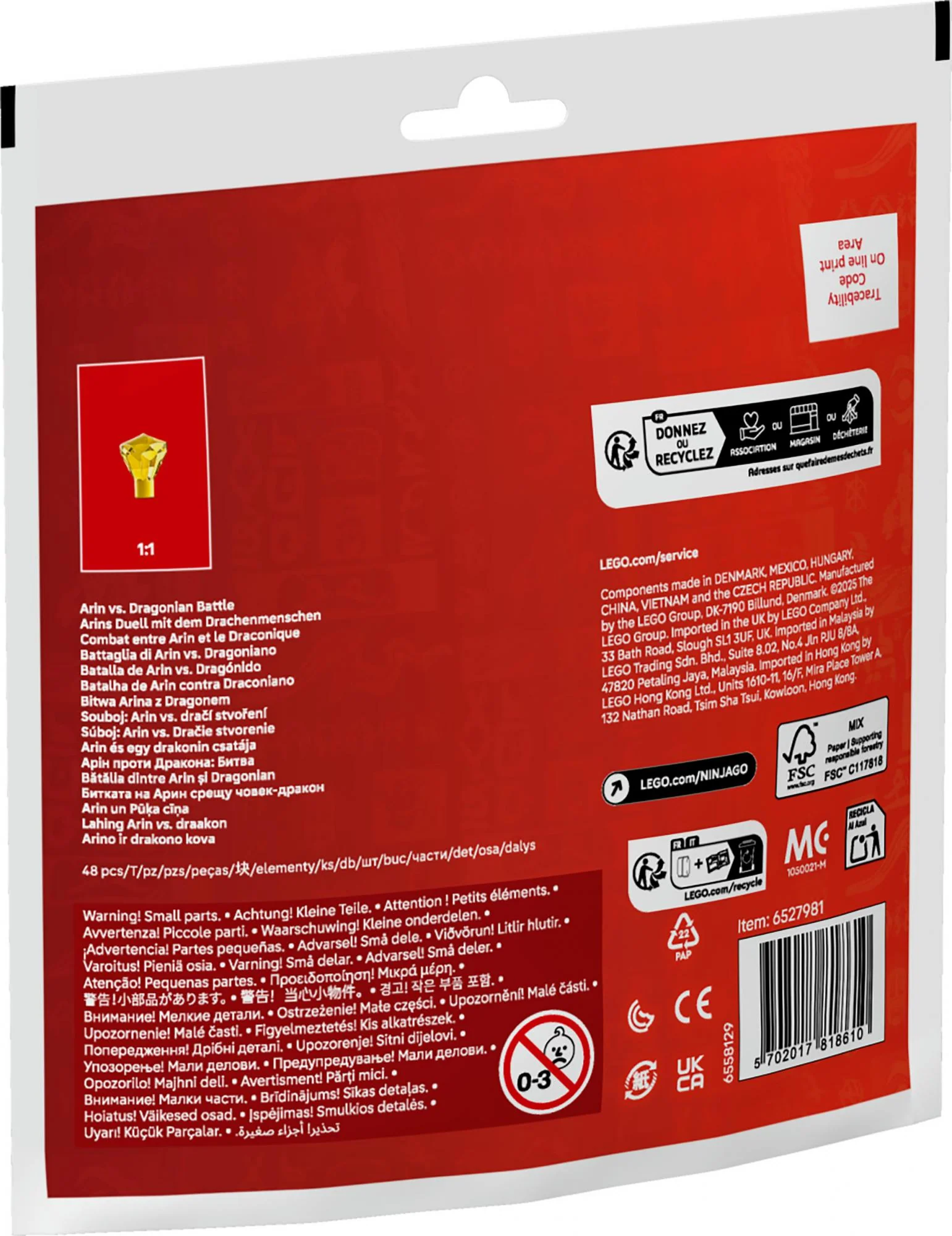 LEGO 30700 Ninjago Arin's Battle with the Dragon Man