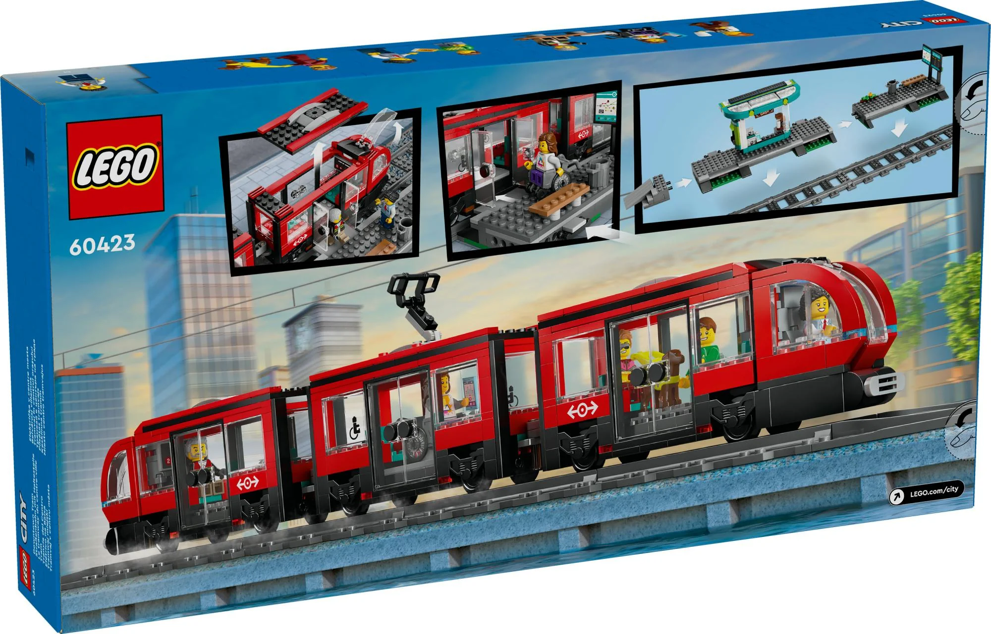 LEGO 60423 City Tram with Stop