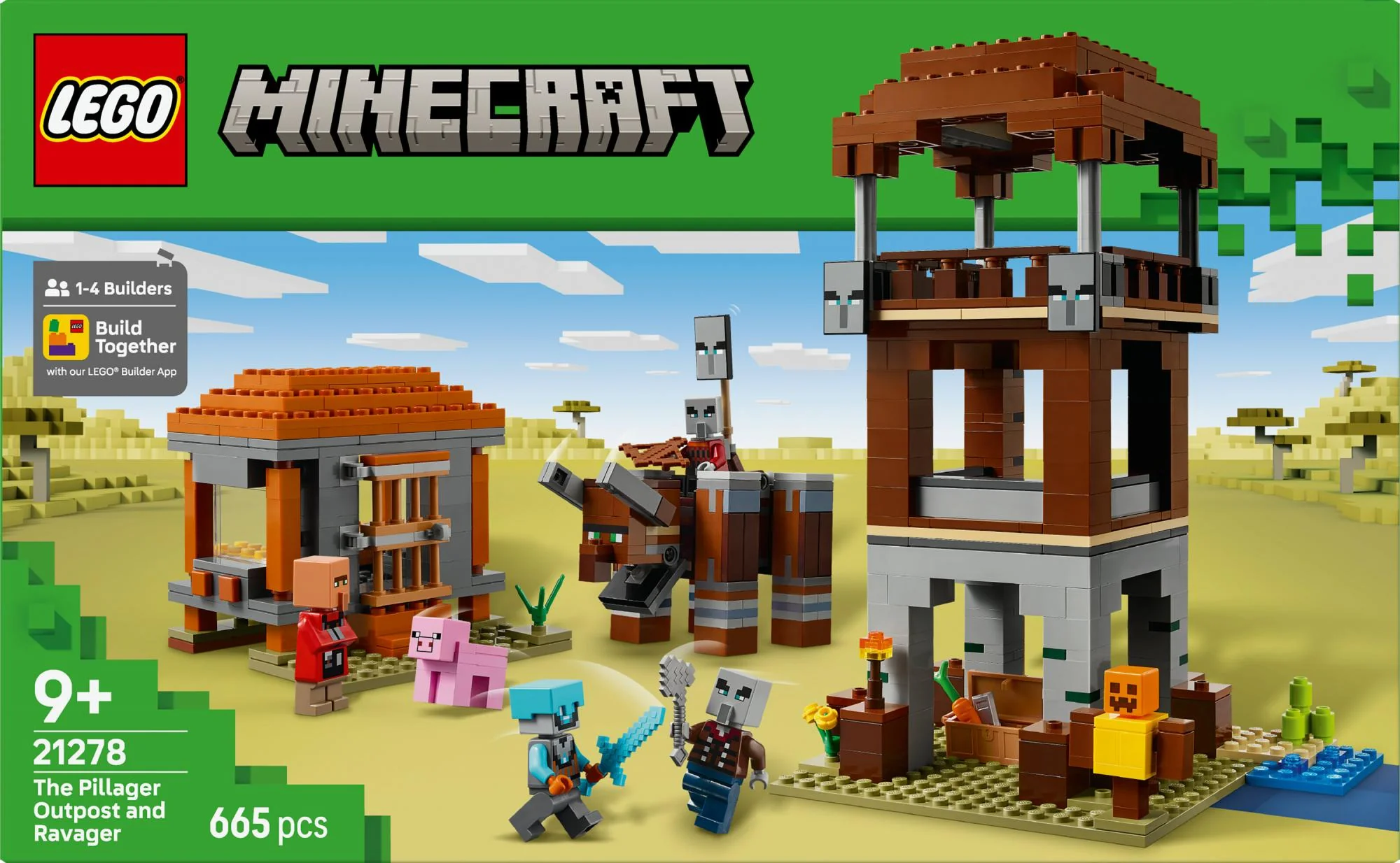 LEGO - Minecraft - The Pillager Outpost and Ravager (21278)