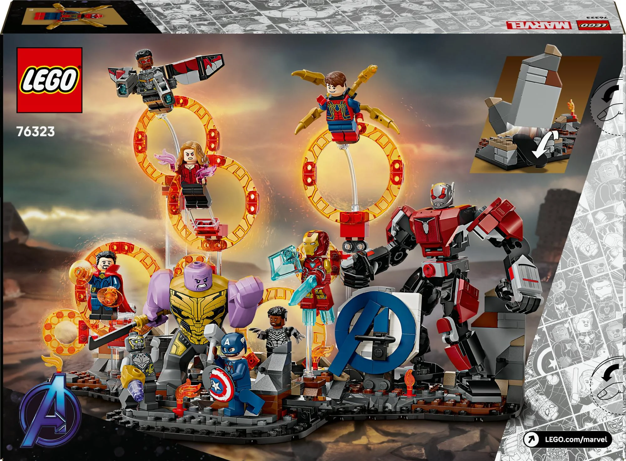 LEGO 76323 Marvel Super Heroes Avengers: Endgame final showdown