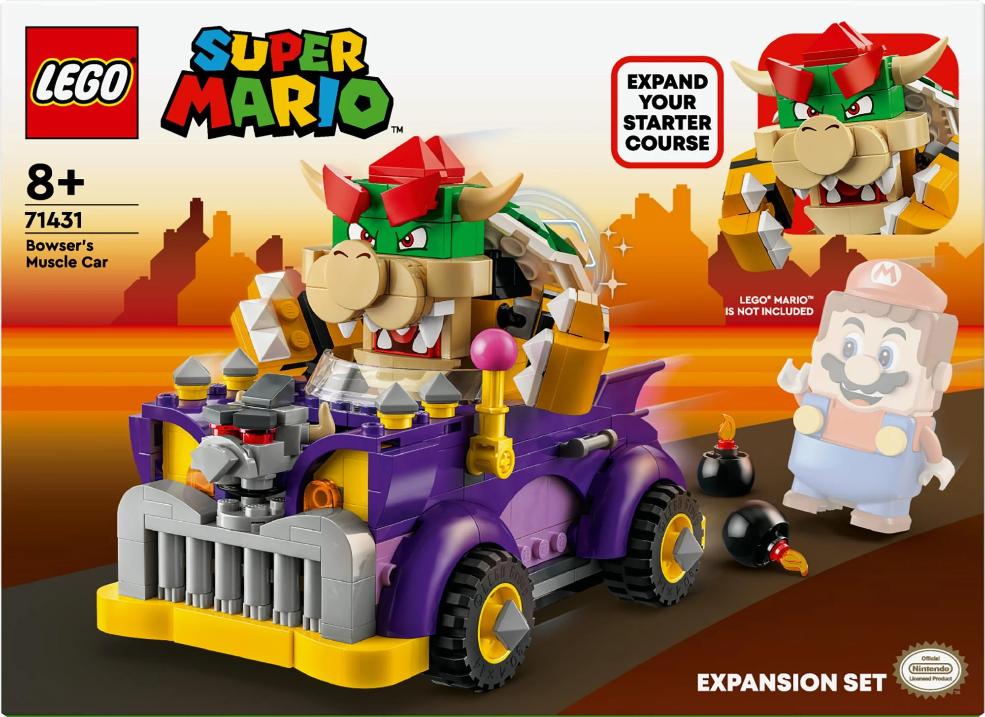LEGO Super Mario - Bowser's Muscle Car Expansion Set (71431)
