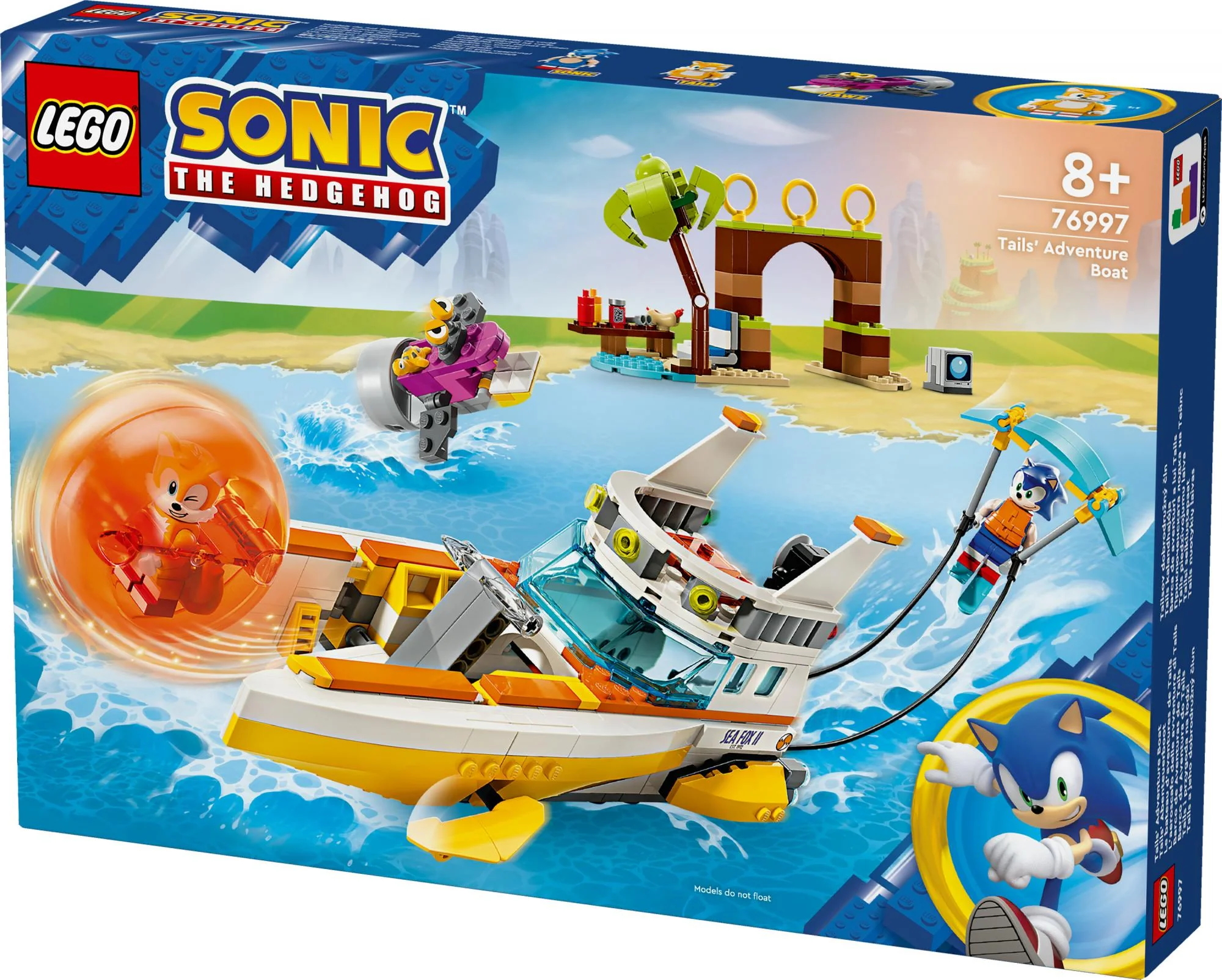 LEGO Sonic: Tails' Adventure Boat (76997)