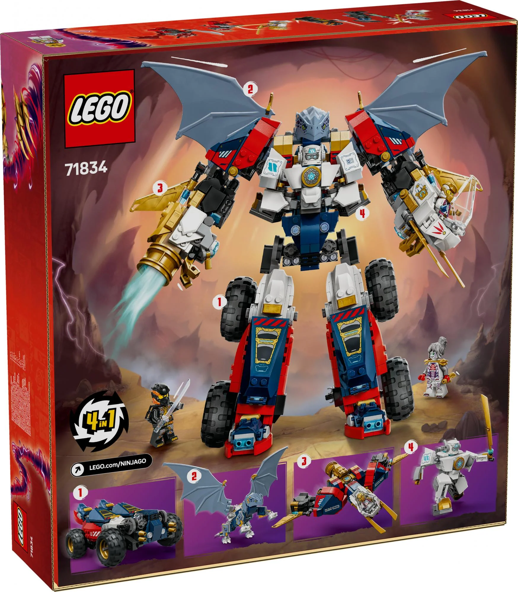 LEGO 71834 Ninjago Zane's Ultra Combo Mech
