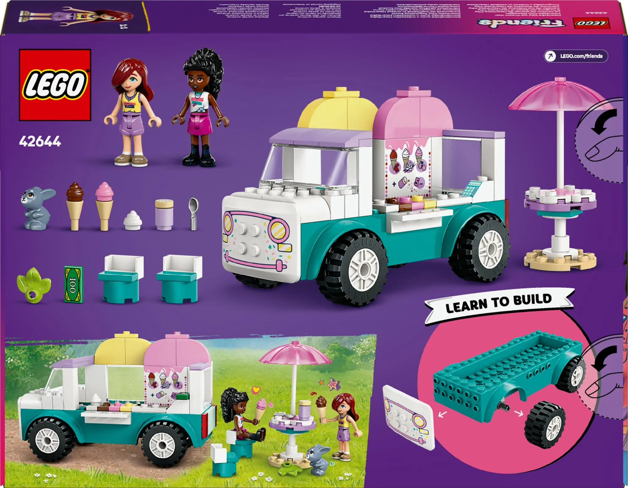 LEGO 42644 Friends Heartlake City Ice Cream Truck