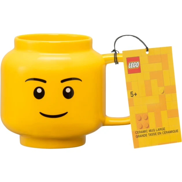 Room Copenhagen LEGO Ceramic Mug Boy. large (yellow)