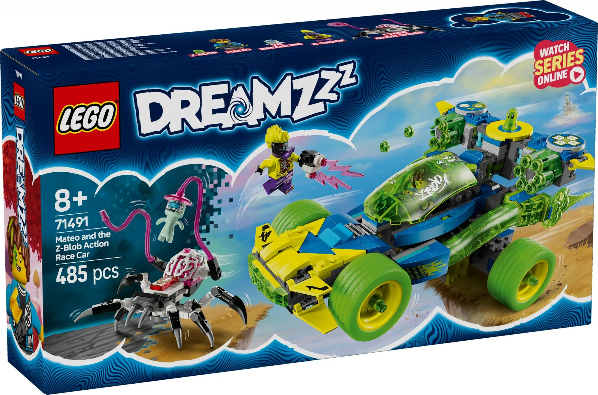 LEGO 71491 DREAMZzz Mateo with the Z-Blob Action Racing car