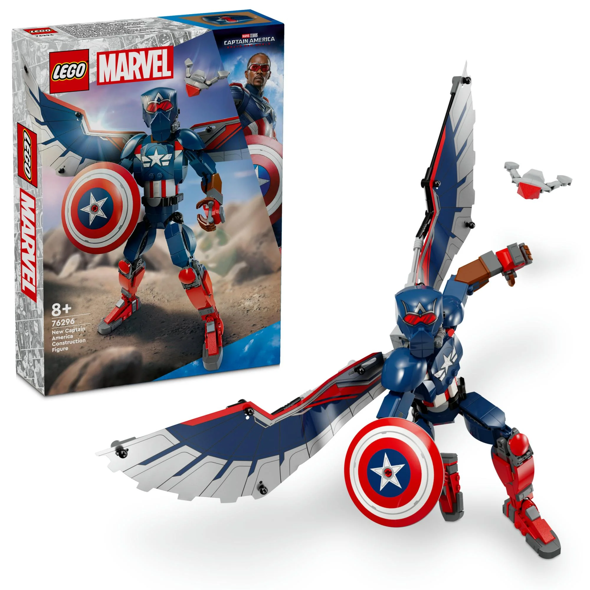 LEGO 76296 Marvel Super Heroes New Captain America Building Figure