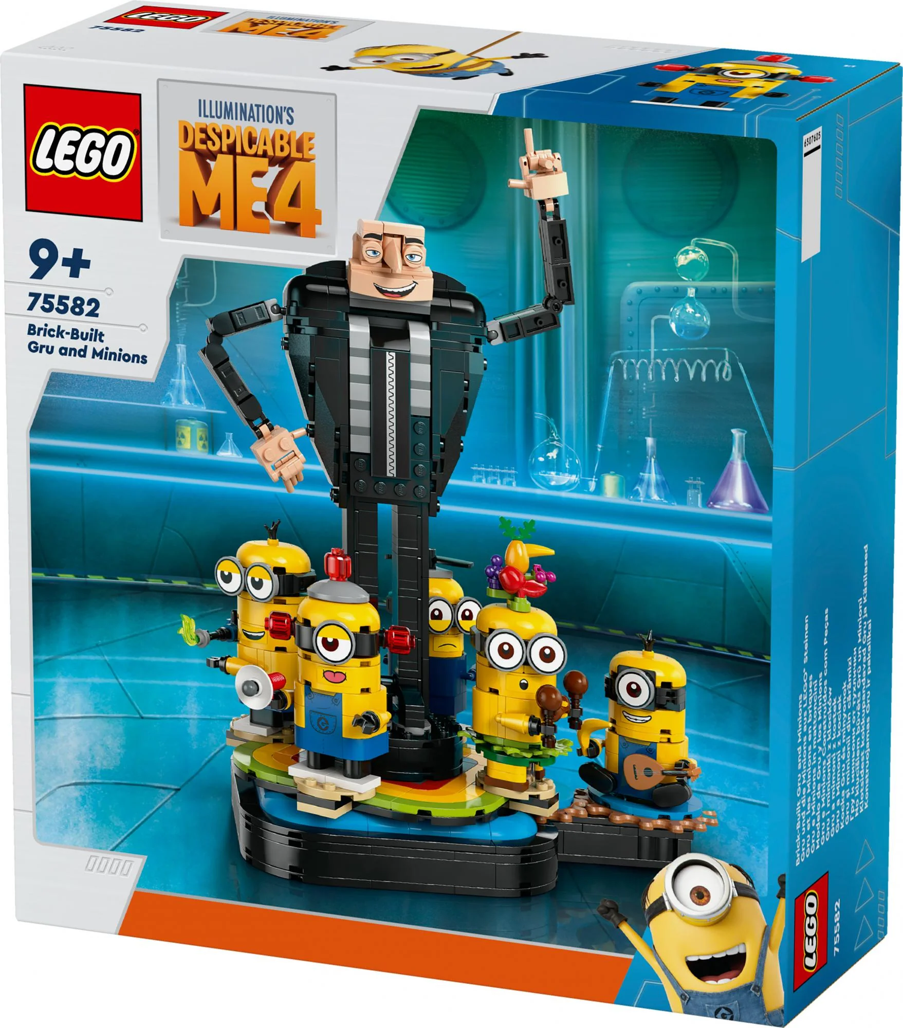 LEGO 75582 Minions Gru and the Minions made of LEGO bricks