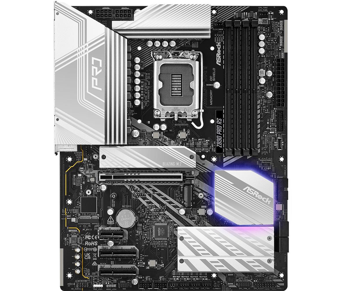 ASRock Z890 Pro RS Motherboard ATX LGA-1851 Intel Z890